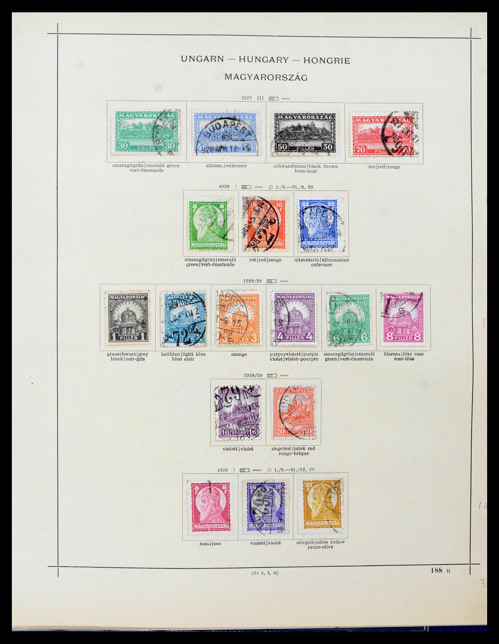 39107 0044 - Stamp collection 39107 Hungary 1871-1963.