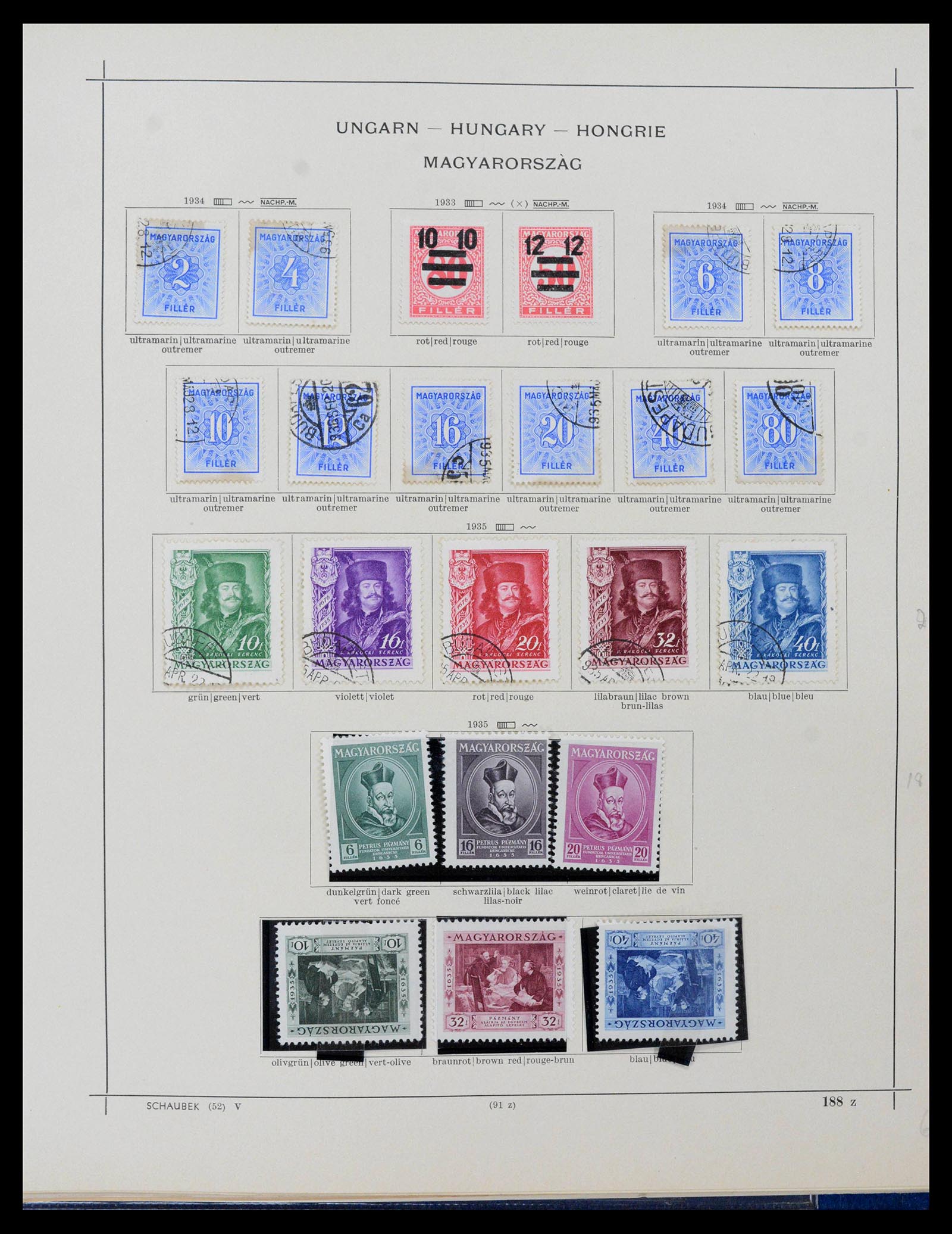 39107 0049 - Stamp collection 39107 Hungary 1871-1963.