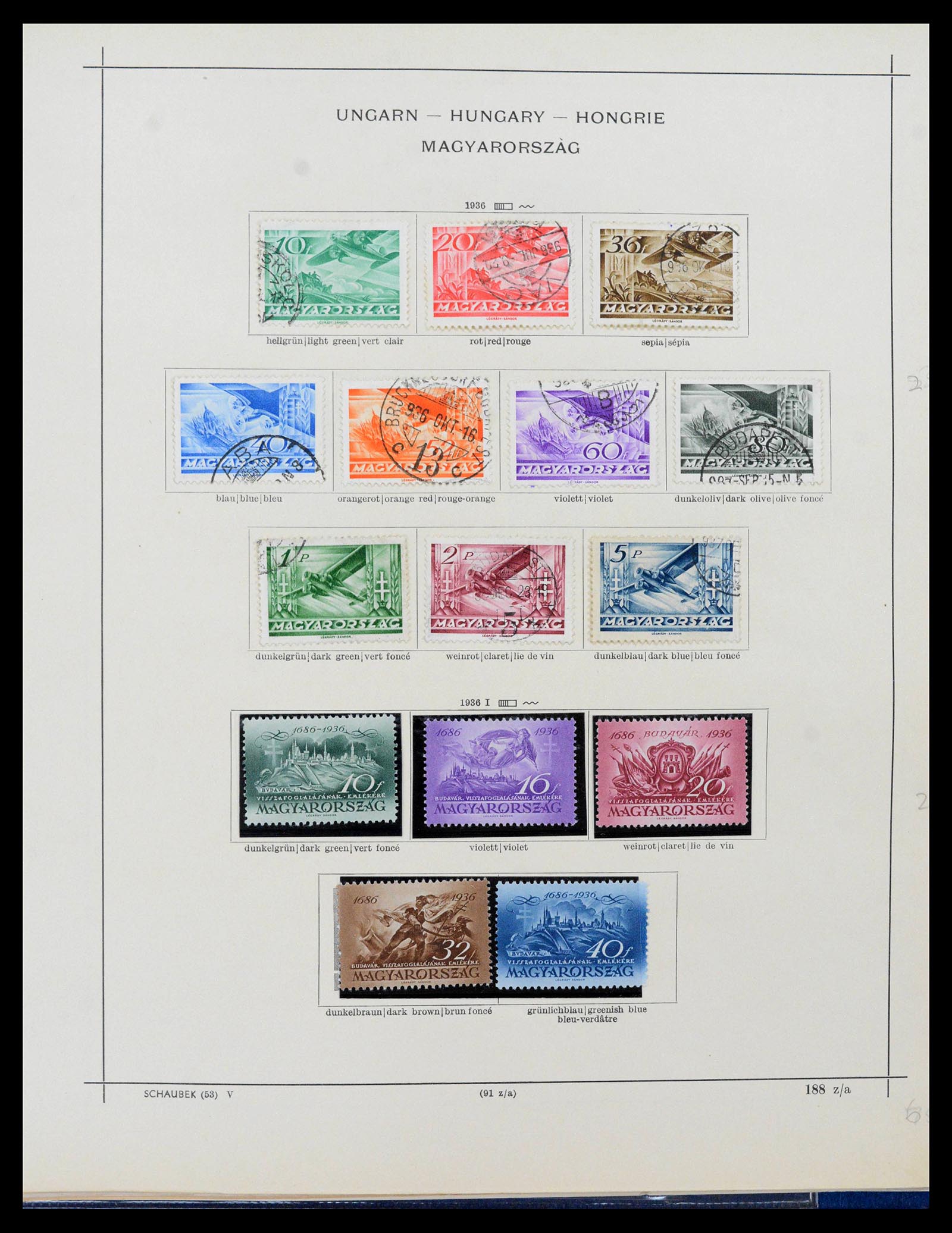 39107 0050 - Stamp collection 39107 Hungary 1871-1963.