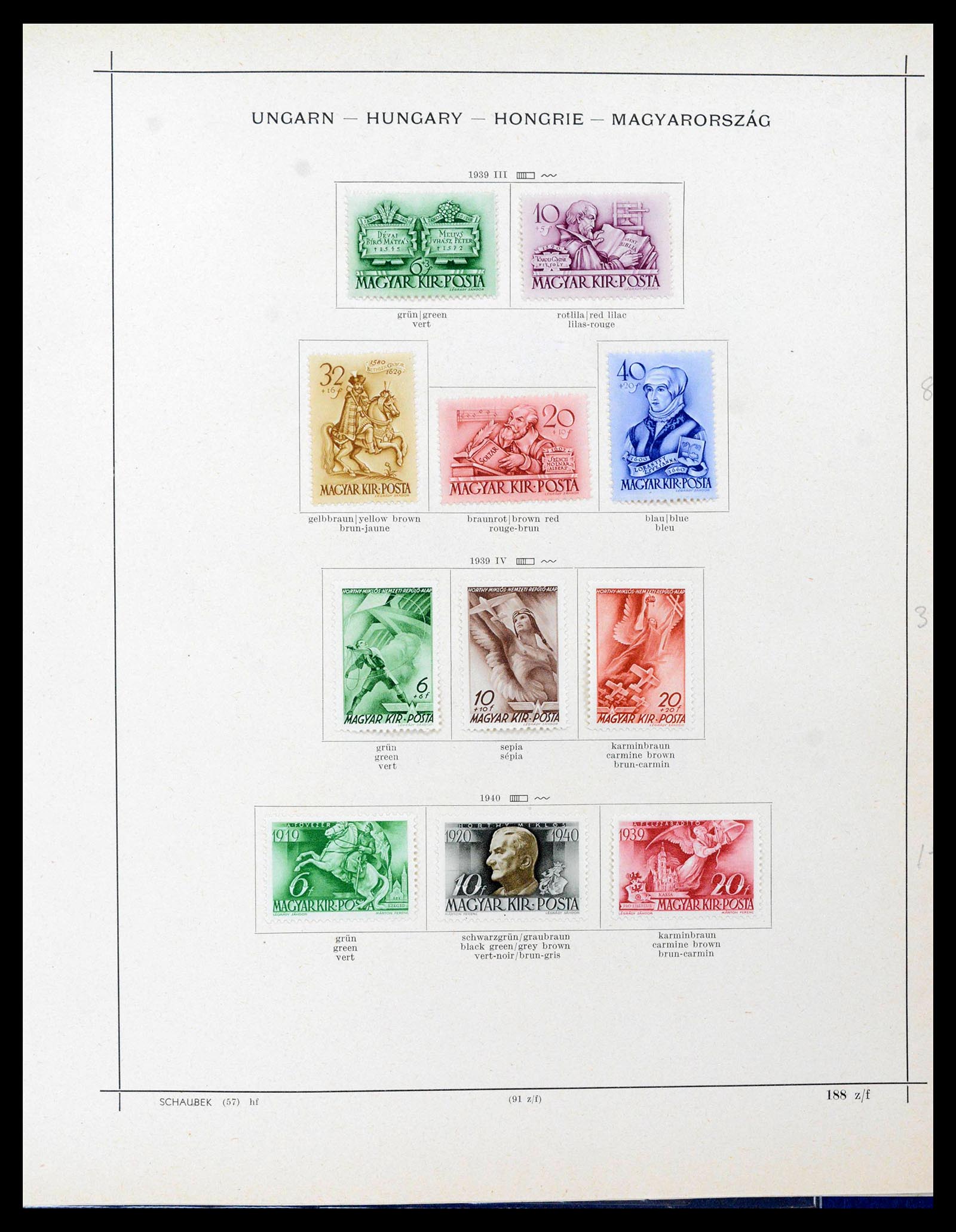 39107 0059 - Stamp collection 39107 Hungary 1871-1963.