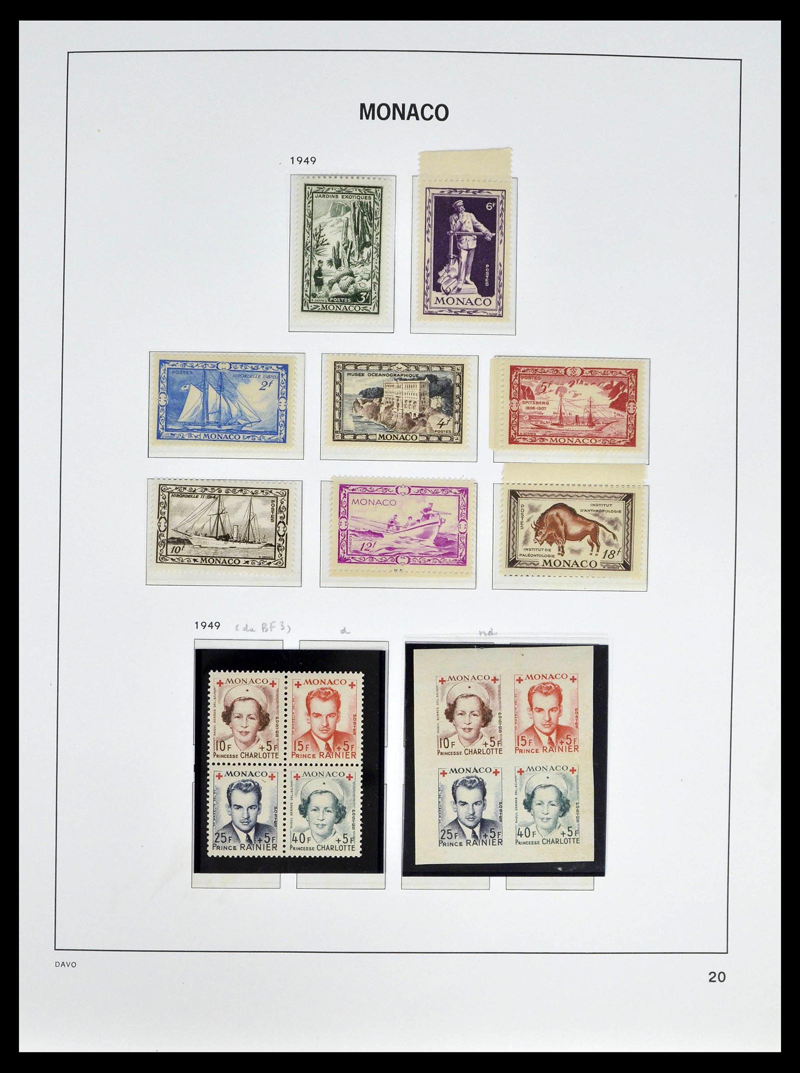 39110 0024 - Stamp collection 39110 Monaco complete 1885-1994.