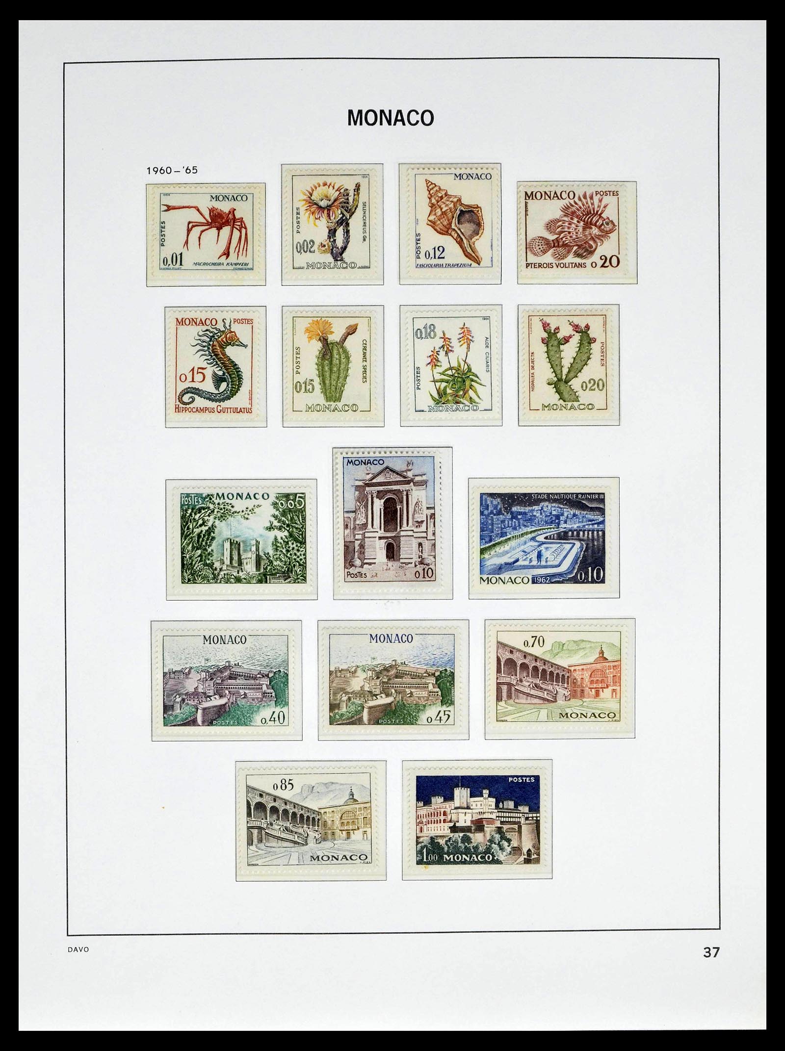 39110 0041 - Stamp collection 39110 Monaco complete 1885-1994.