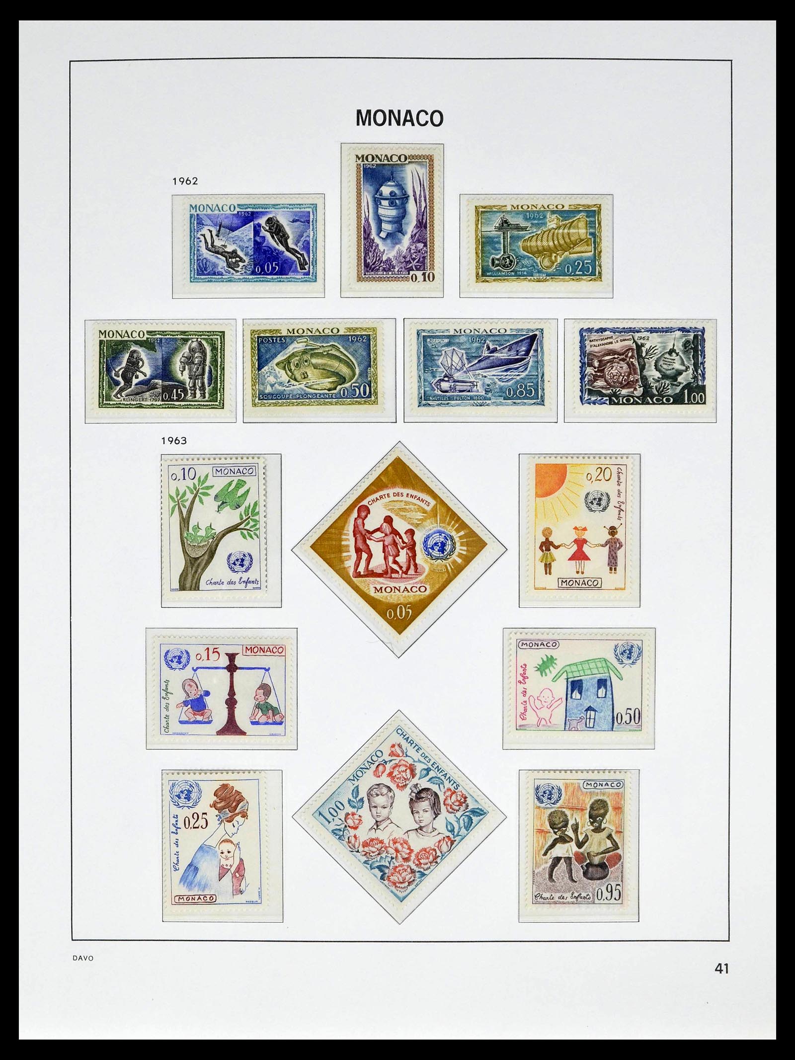 39110 0045 - Stamp collection 39110 Monaco complete 1885-1994.