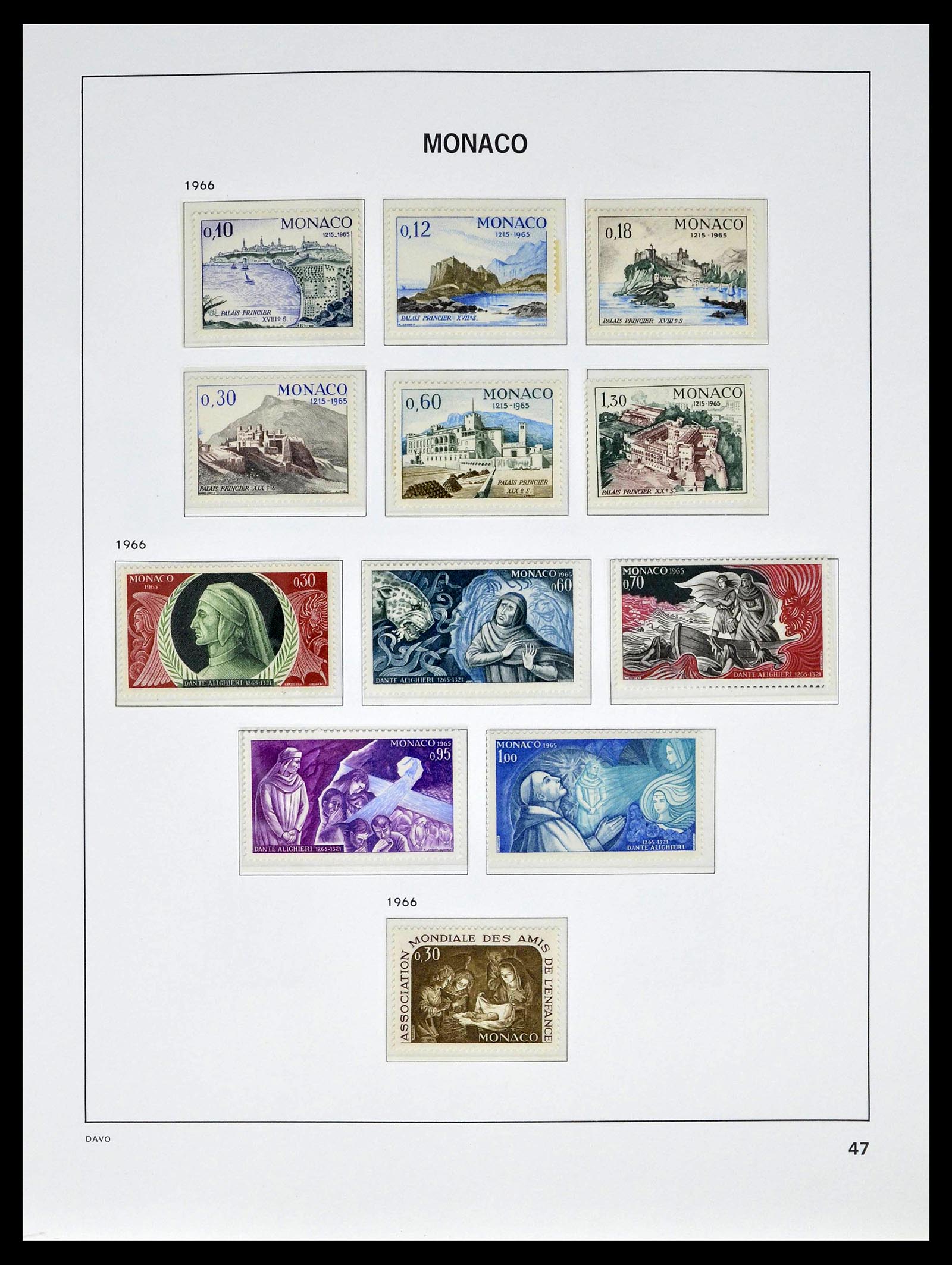 39110 0051 - Stamp collection 39110 Monaco complete 1885-1994.
