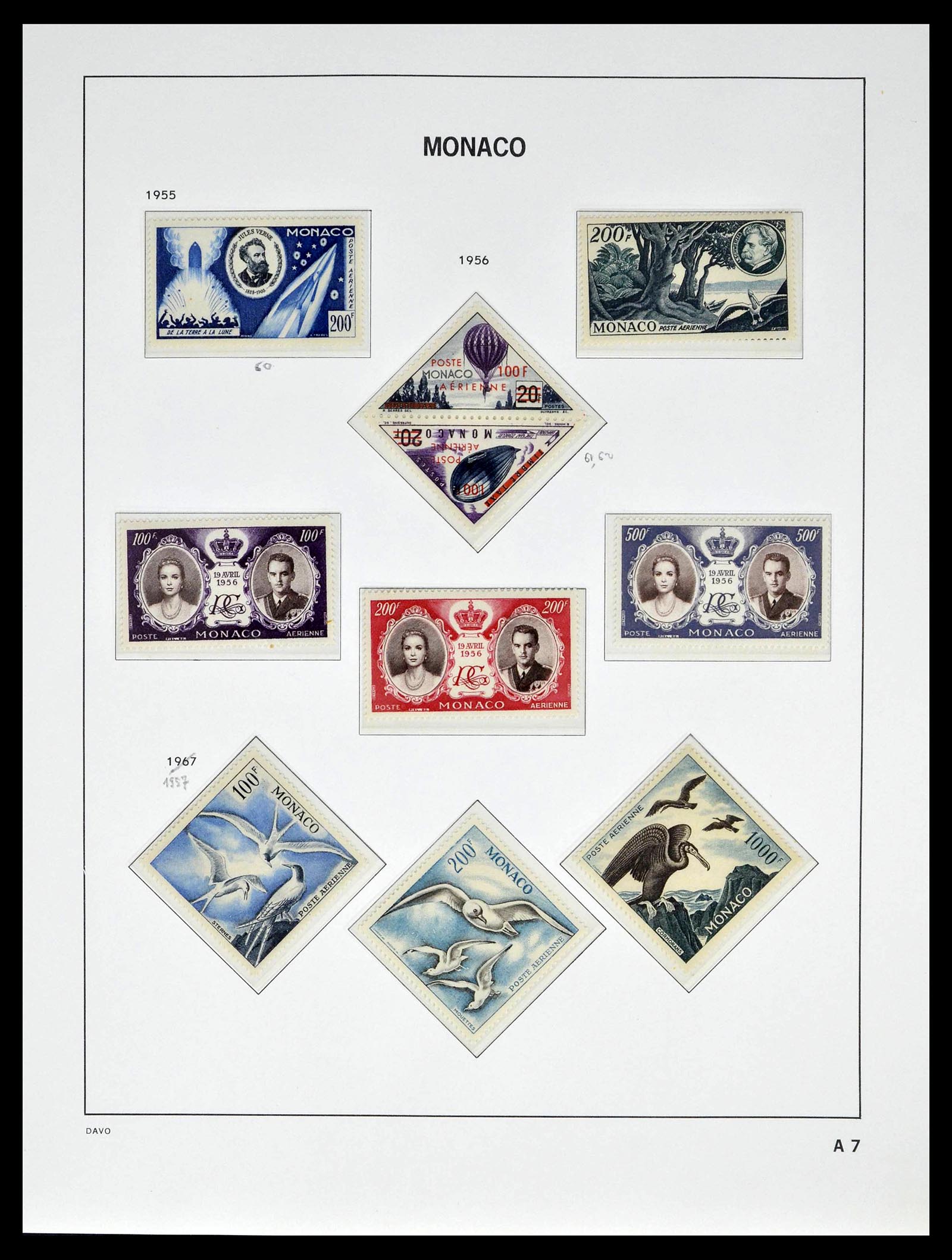 39110 0068 - Stamp collection 39110 Monaco complete 1885-1994.