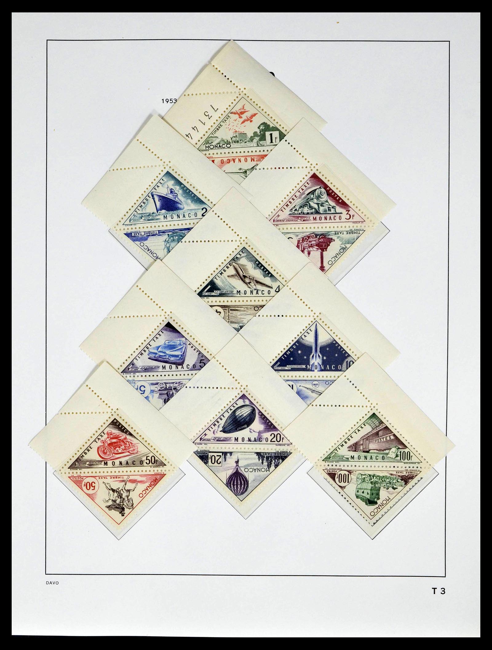 39110 0073 - Stamp collection 39110 Monaco complete 1885-1994.