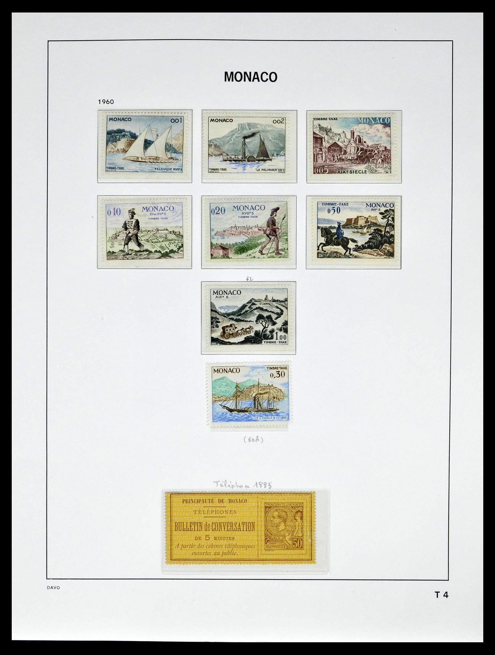 39110 0074 - Stamp collection 39110 Monaco complete 1885-1994.