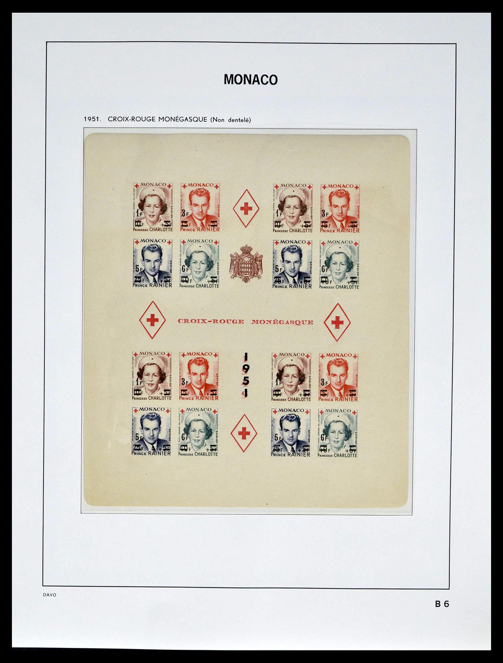 39110 0080 - Stamp collection 39110 Monaco complete 1885-1994.