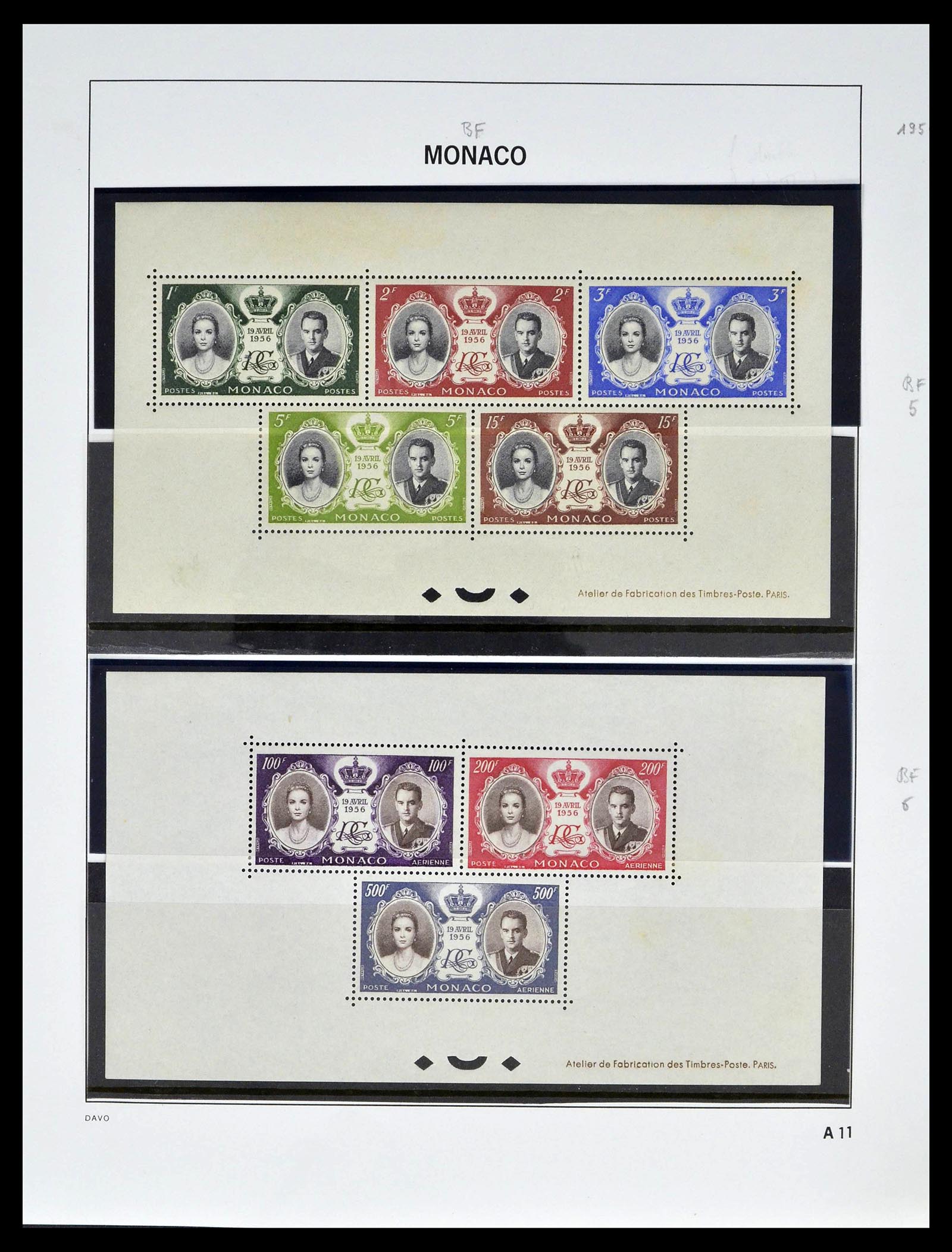 39110 0081 - Stamp collection 39110 Monaco complete 1885-1994.
