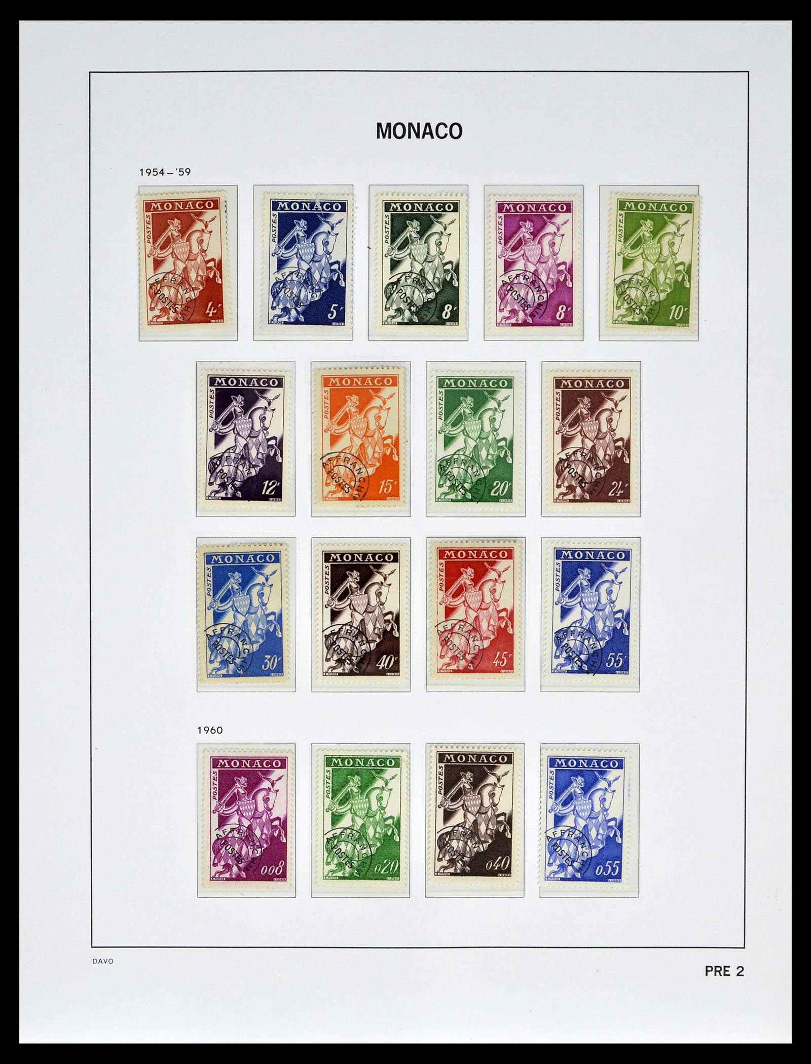 39110 0083 - Stamp collection 39110 Monaco complete 1885-1994.