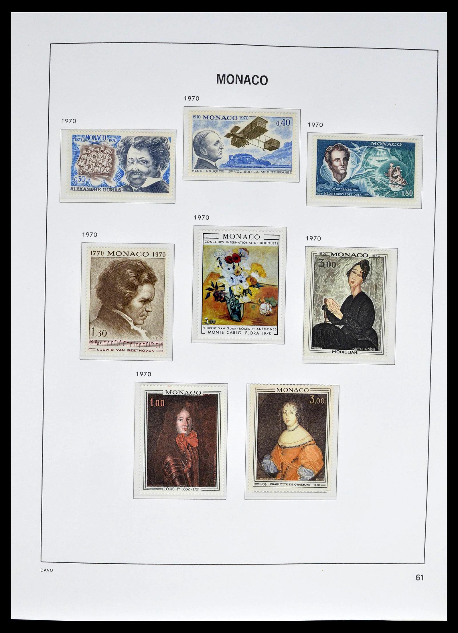 39110 0087 - Stamp collection 39110 Monaco complete 1885-1994.
