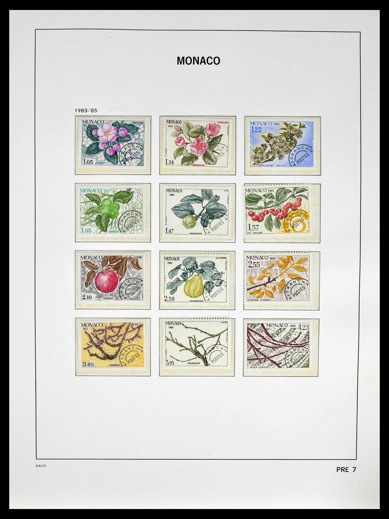 39110 0205 - Stamp collection 39110 Monaco complete 1885-1994.