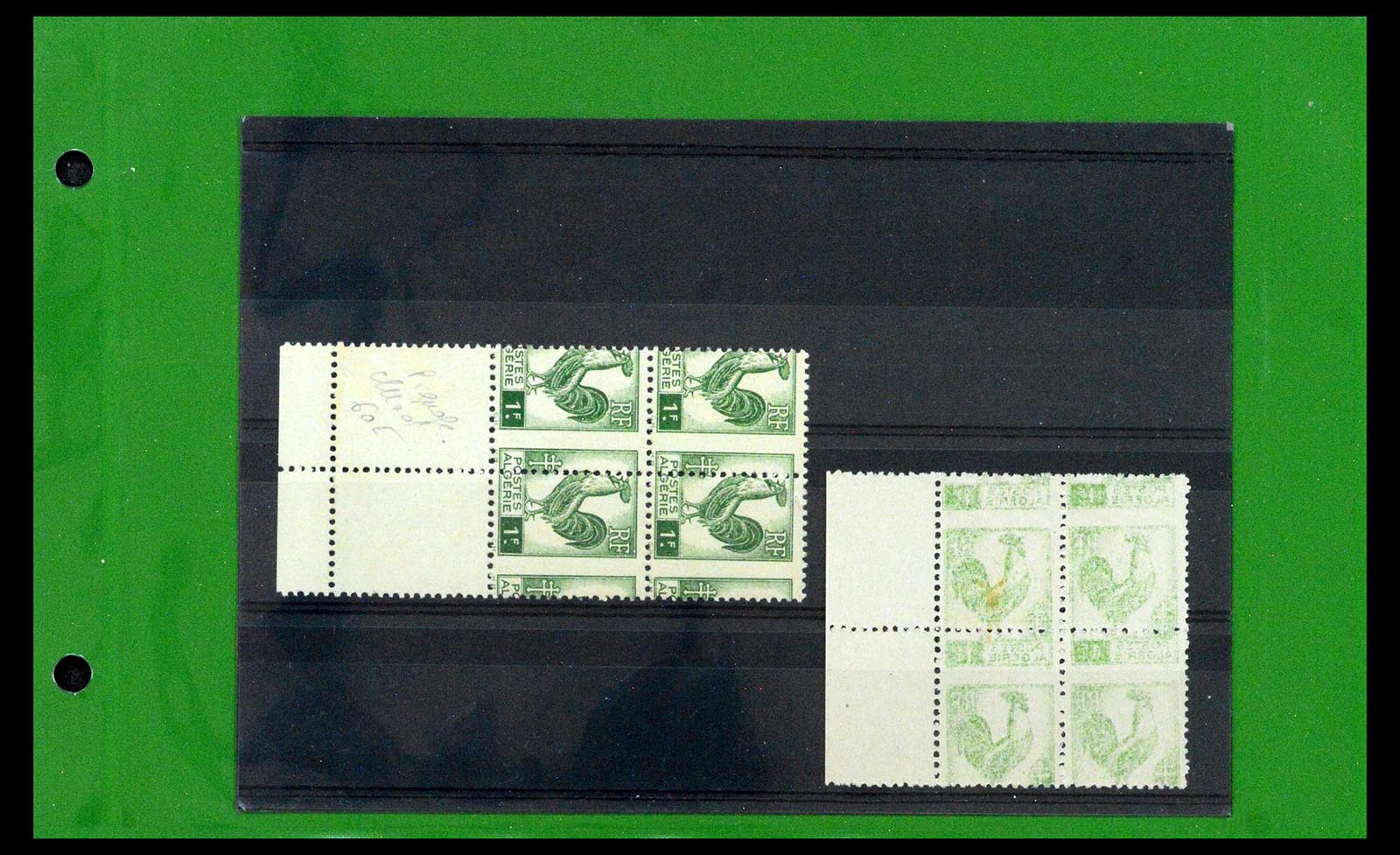 39114 0003 - Postzegelverzameling 39114 Algerije variëteiten 1926-1950.