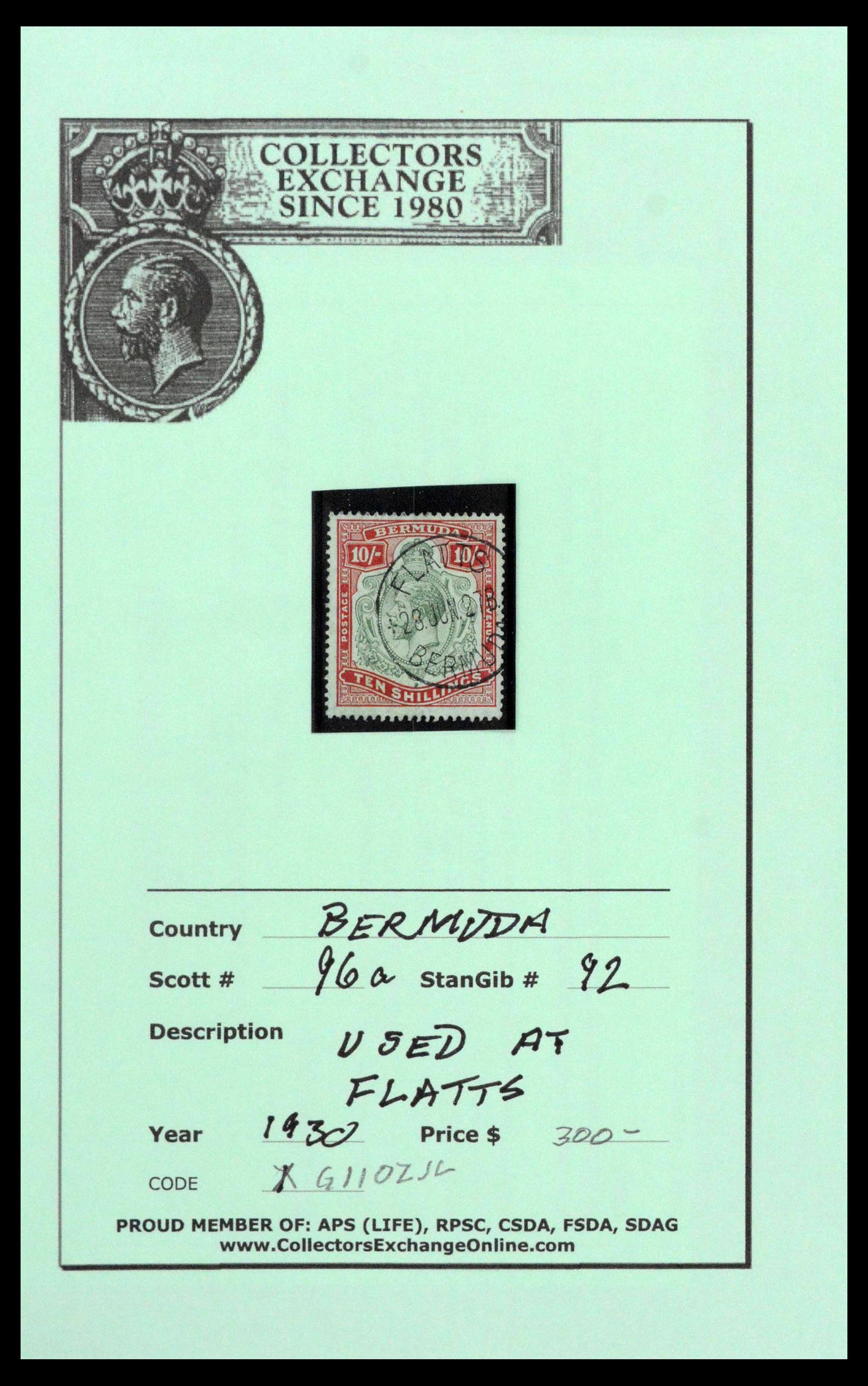 39118 0006 - Stamp collection 39118 Bermuda 1875-1953.