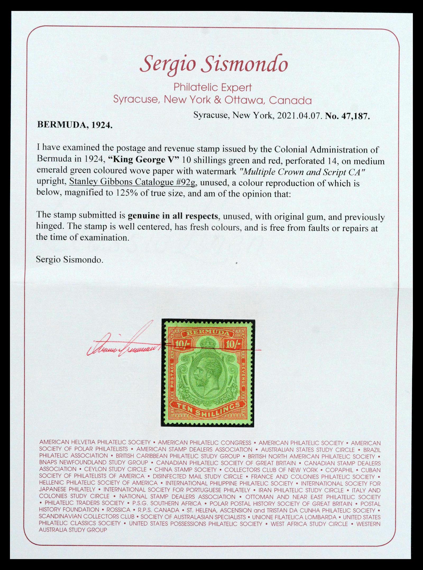 39118 0016 - Postzegelverzameling 39118 Bermuda 1875-1953.
