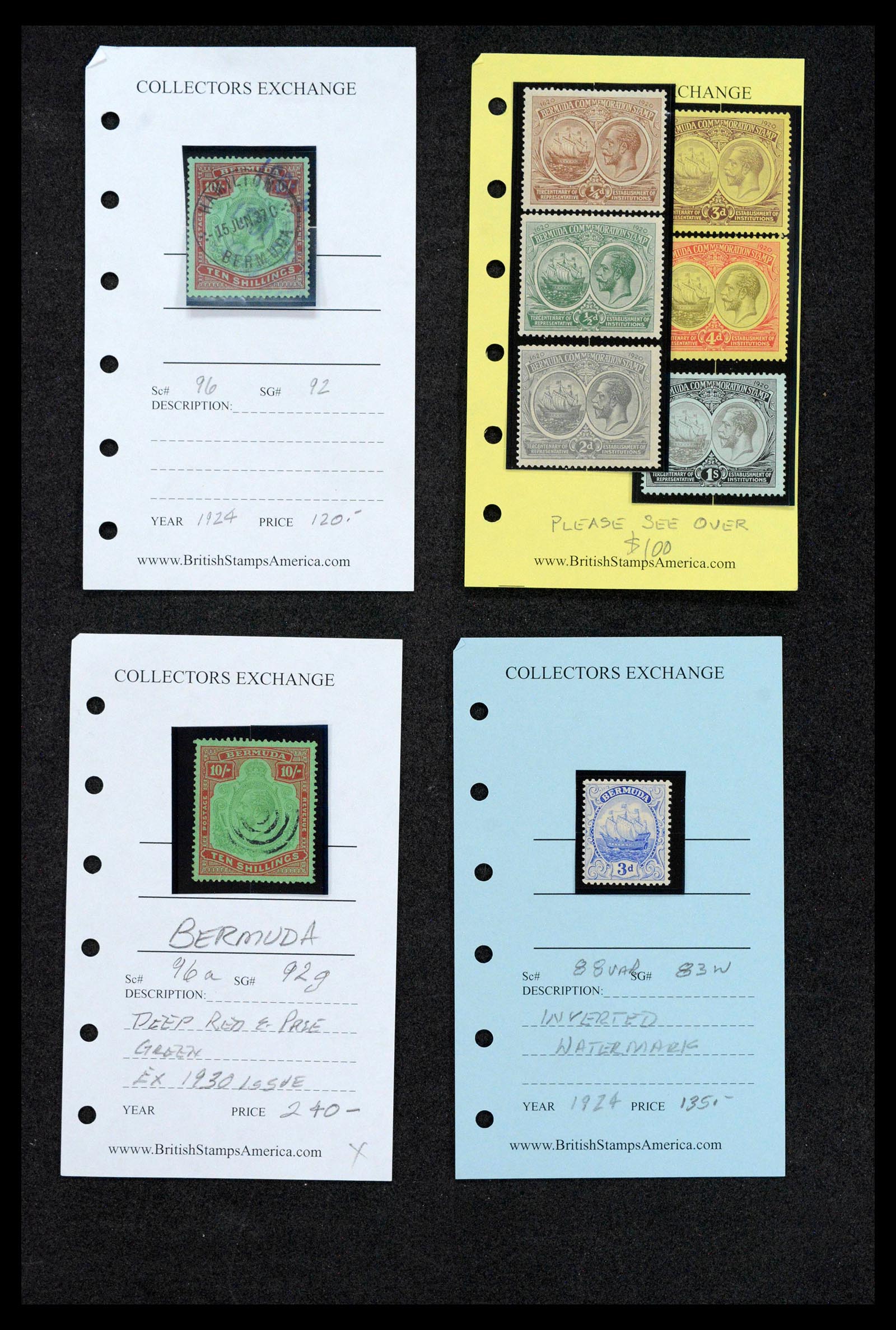39118 0017 - Postzegelverzameling 39118 Bermuda 1875-1953.