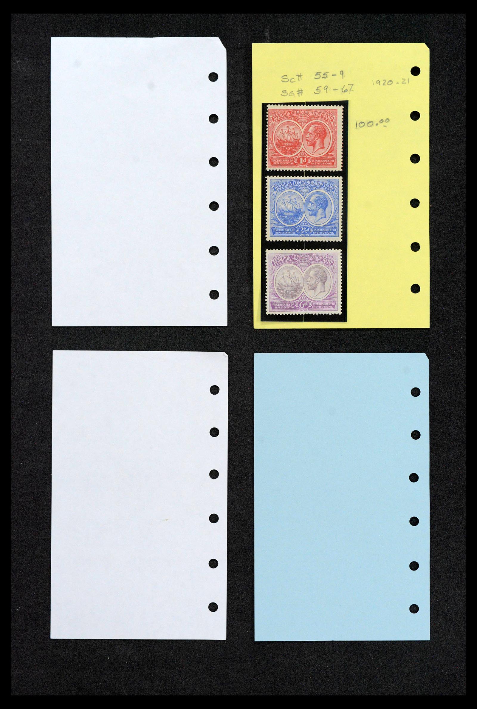 39118 0018 - Postzegelverzameling 39118 Bermuda 1875-1953.