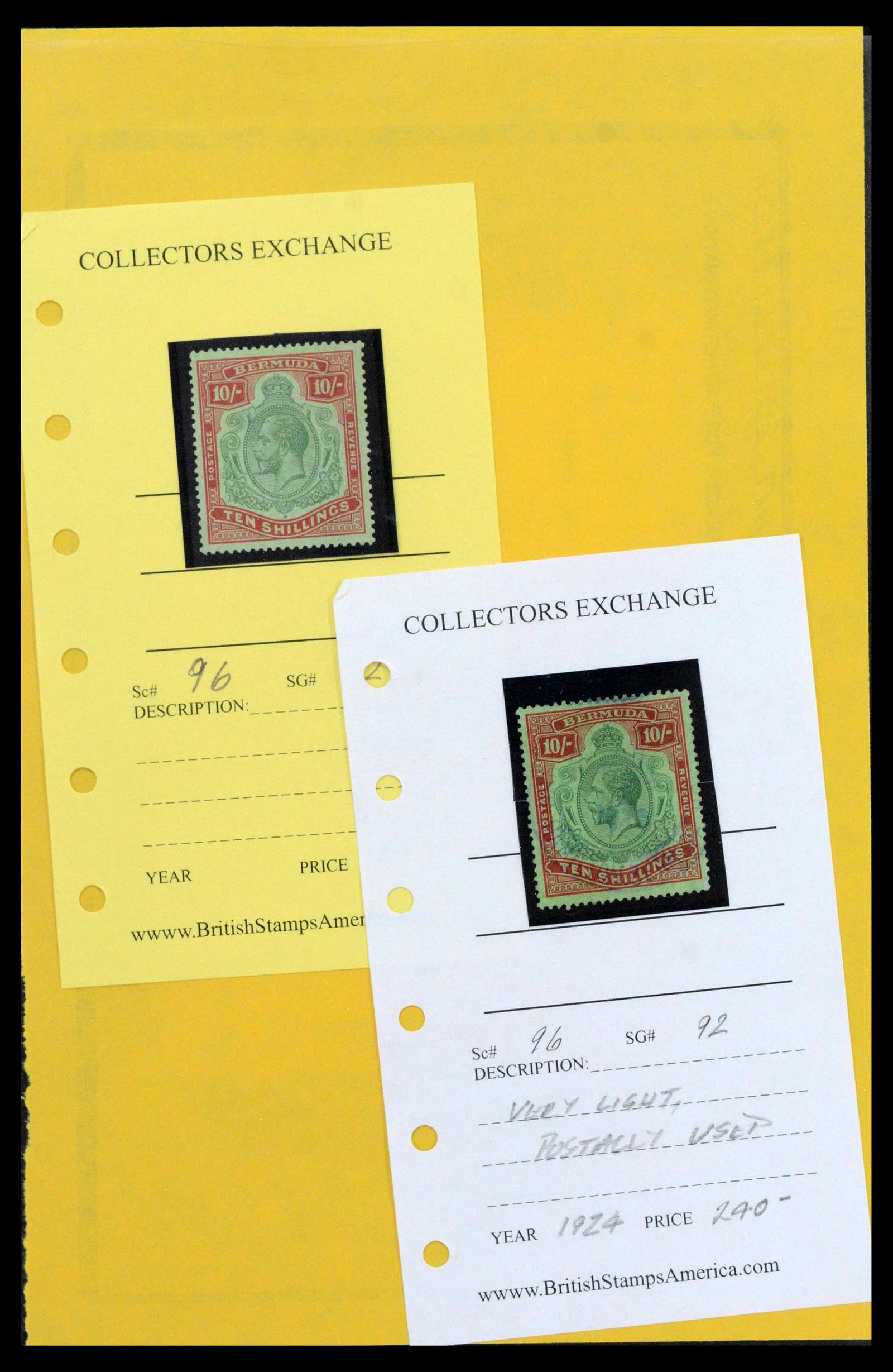 39118 0019 - Postzegelverzameling 39118 Bermuda 1875-1953.