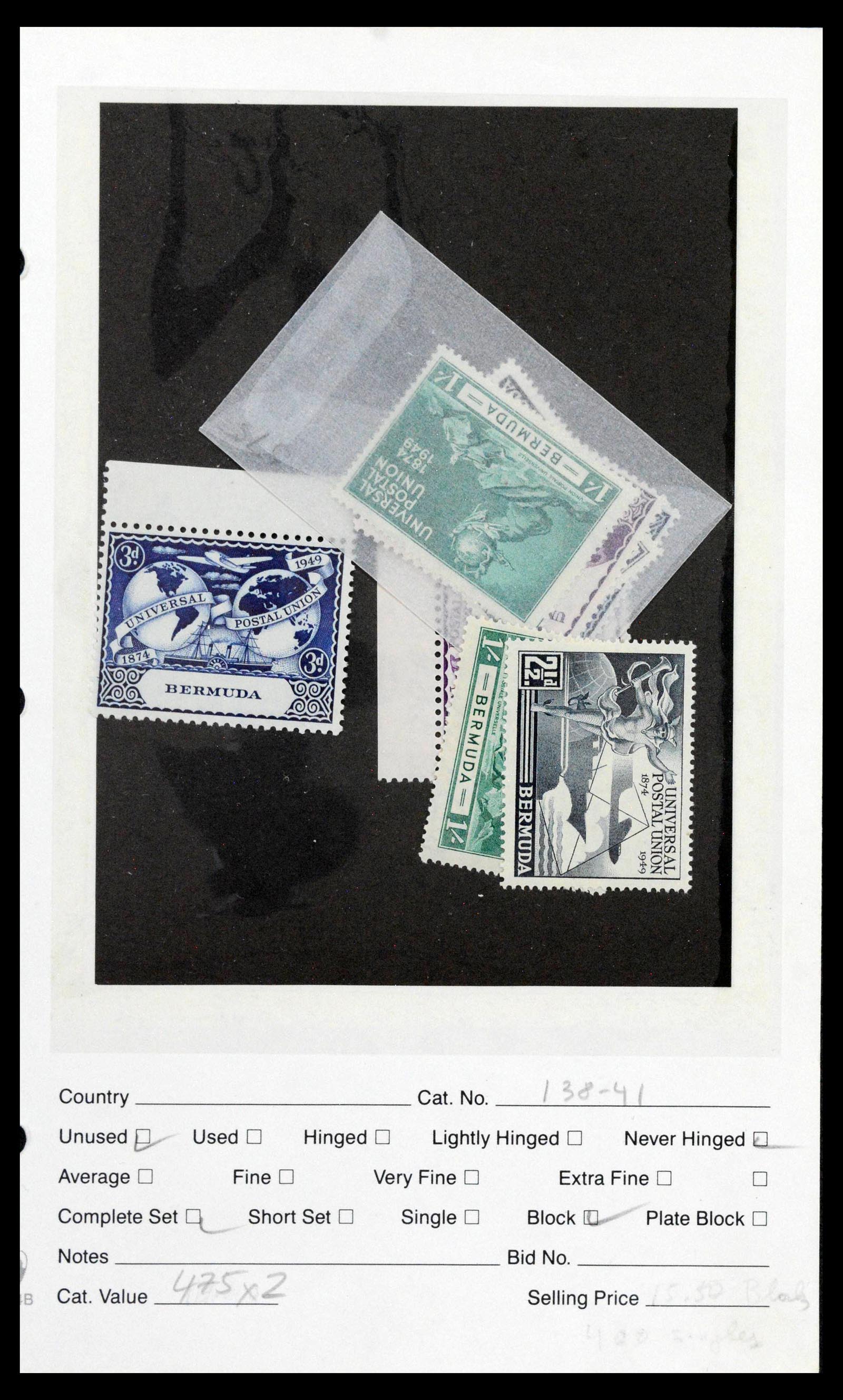 39118 0024 - Stamp collection 39118 Bermuda 1875-1953.