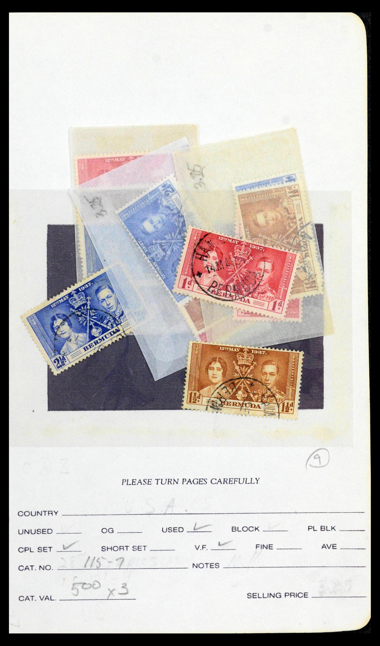 39118 0029 - Stamp collection 39118 Bermuda 1875-1953.