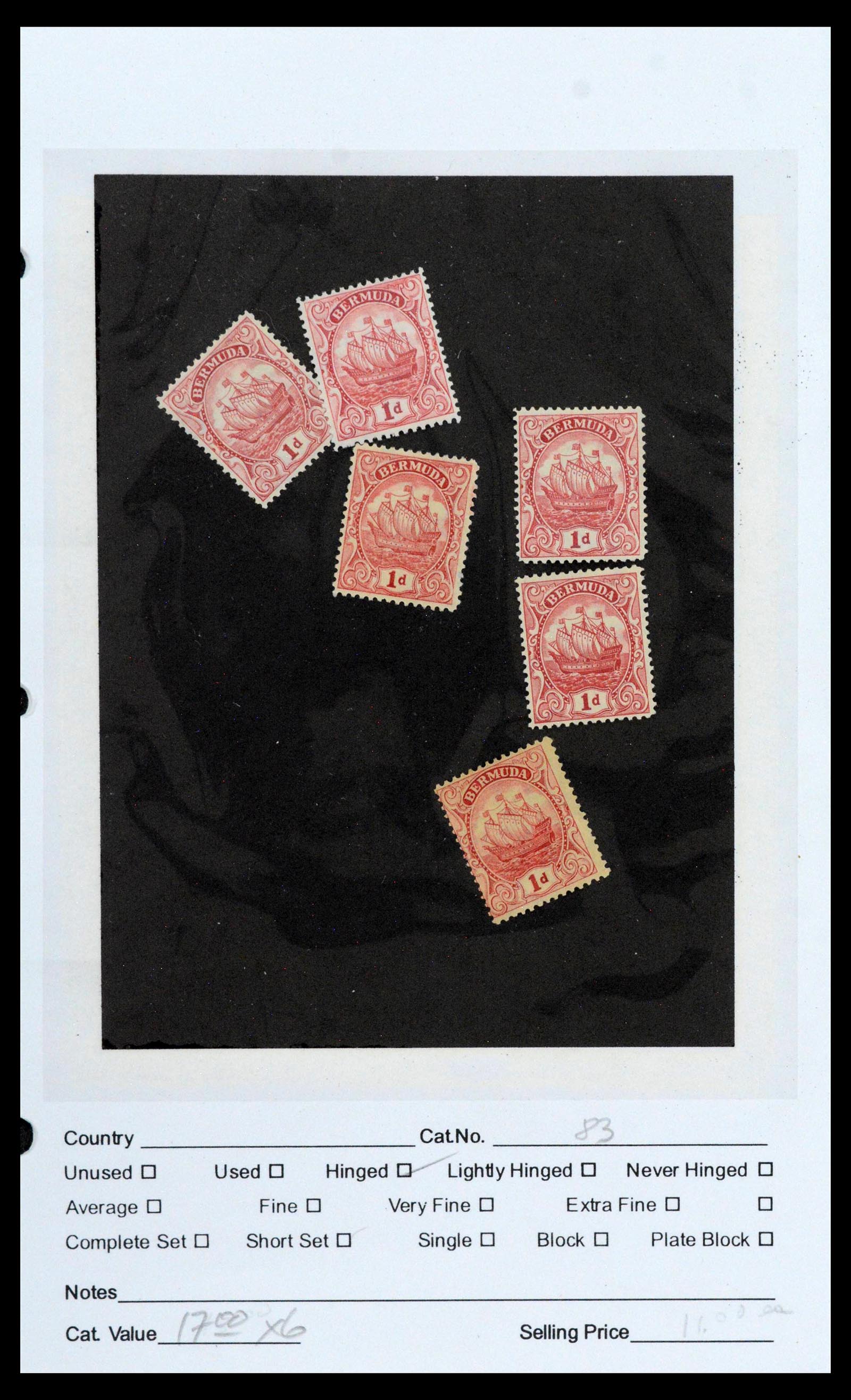 39118 0032 - Stamp collection 39118 Bermuda 1875-1953.