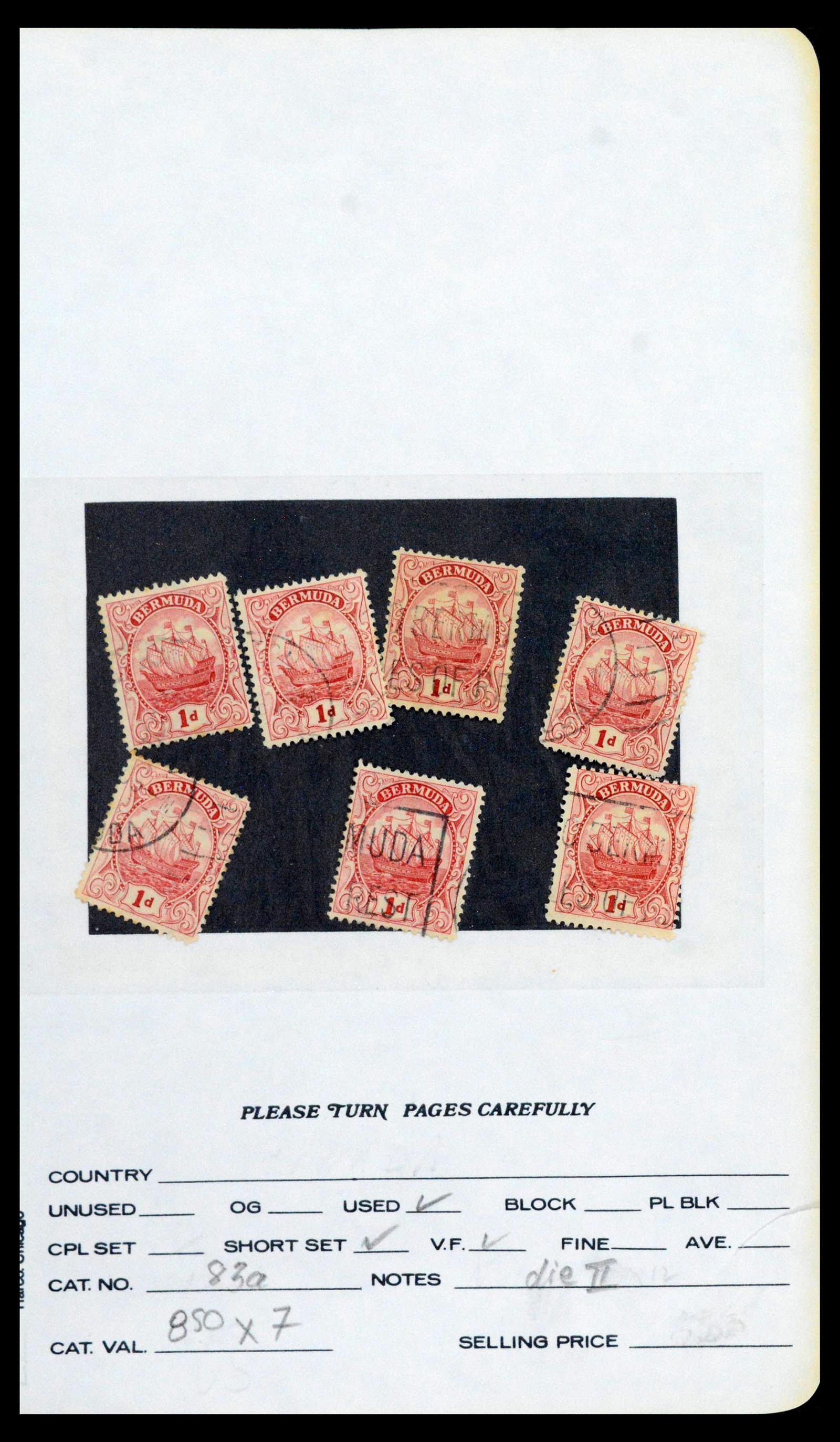 39118 0035 - Stamp collection 39118 Bermuda 1875-1953.