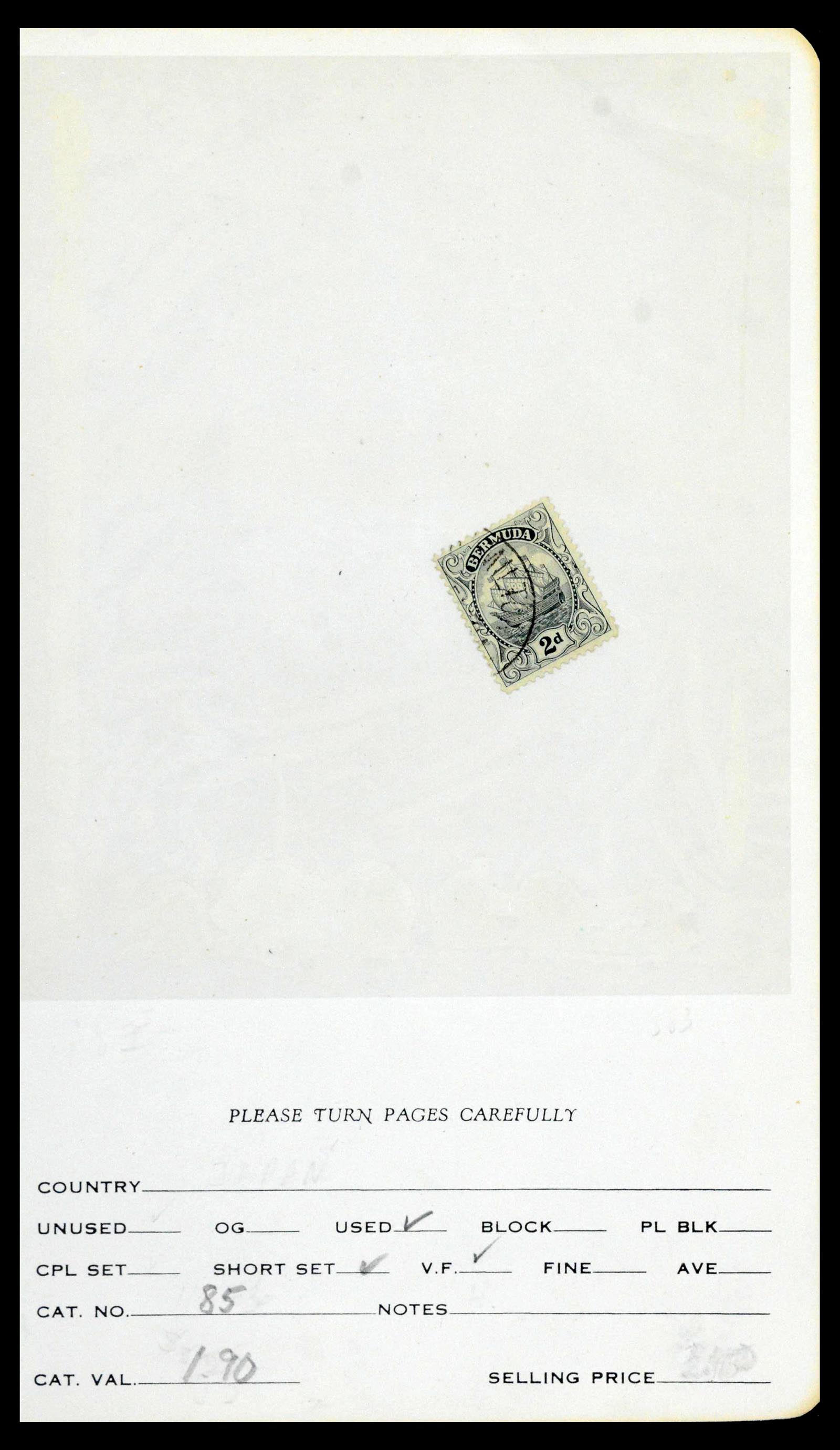 39118 0040 - Stamp collection 39118 Bermuda 1875-1953.