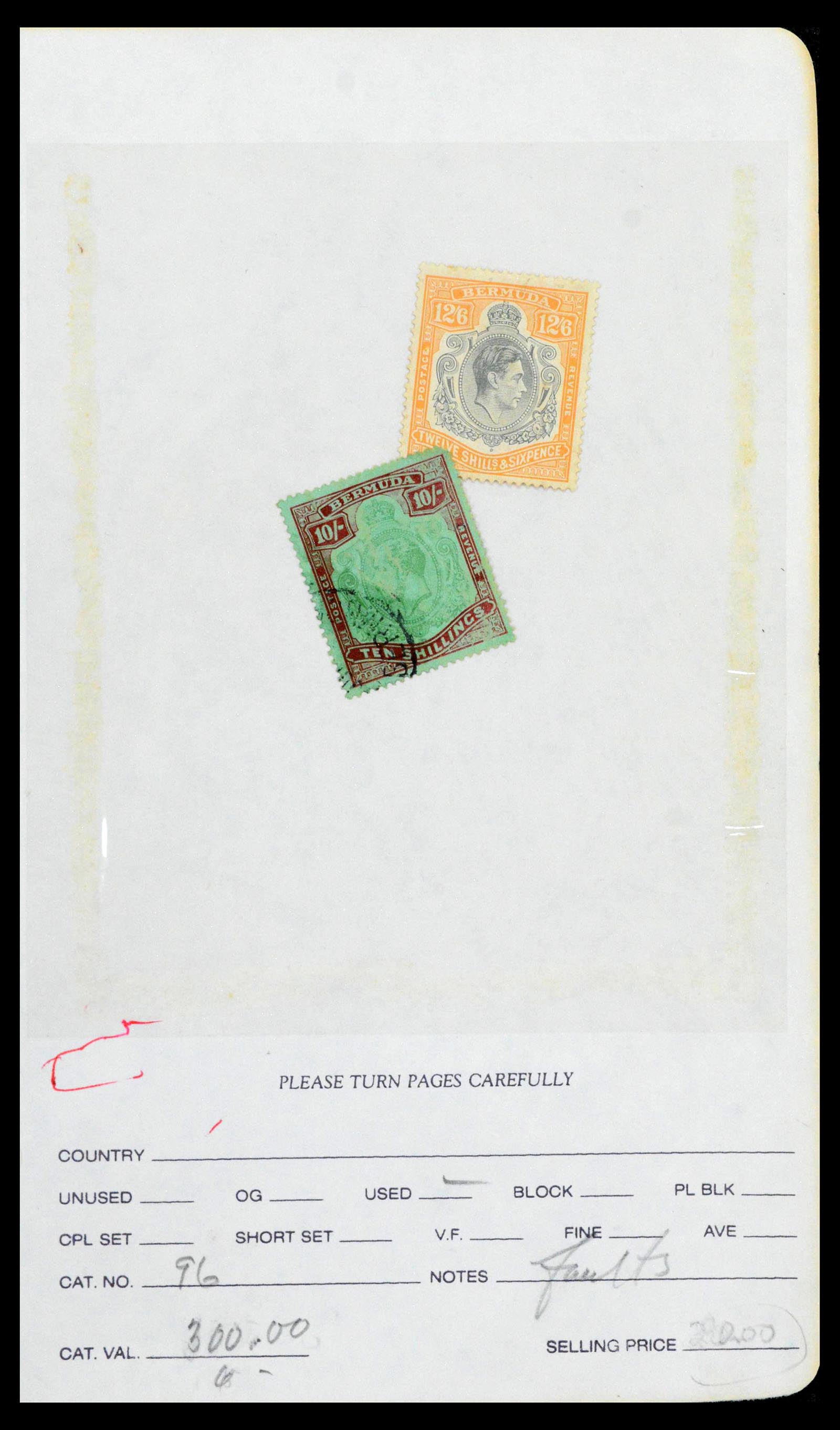 39118 0042 - Postzegelverzameling 39118 Bermuda 1875-1953.