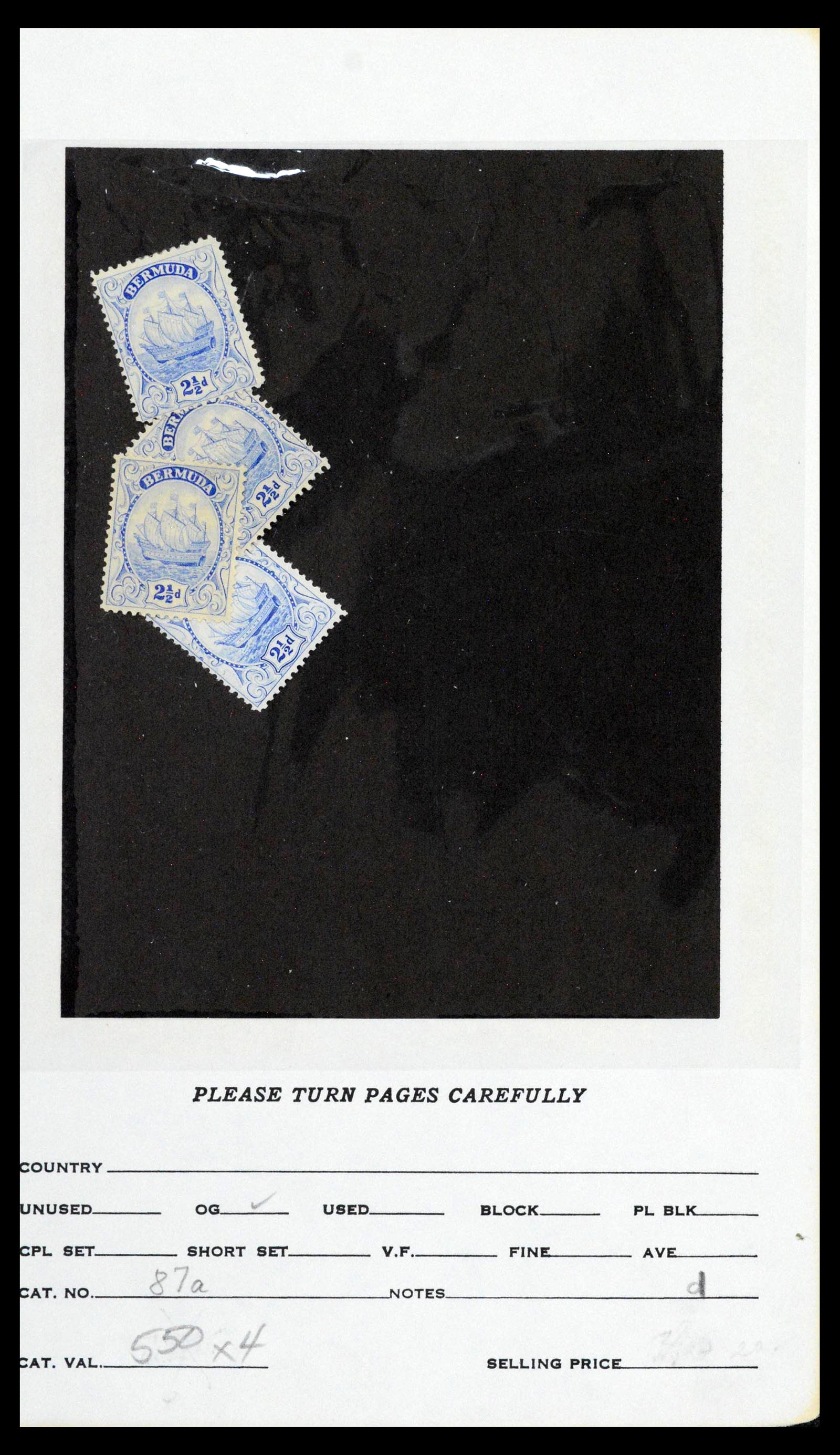 39118 0046 - Postzegelverzameling 39118 Bermuda 1875-1953.