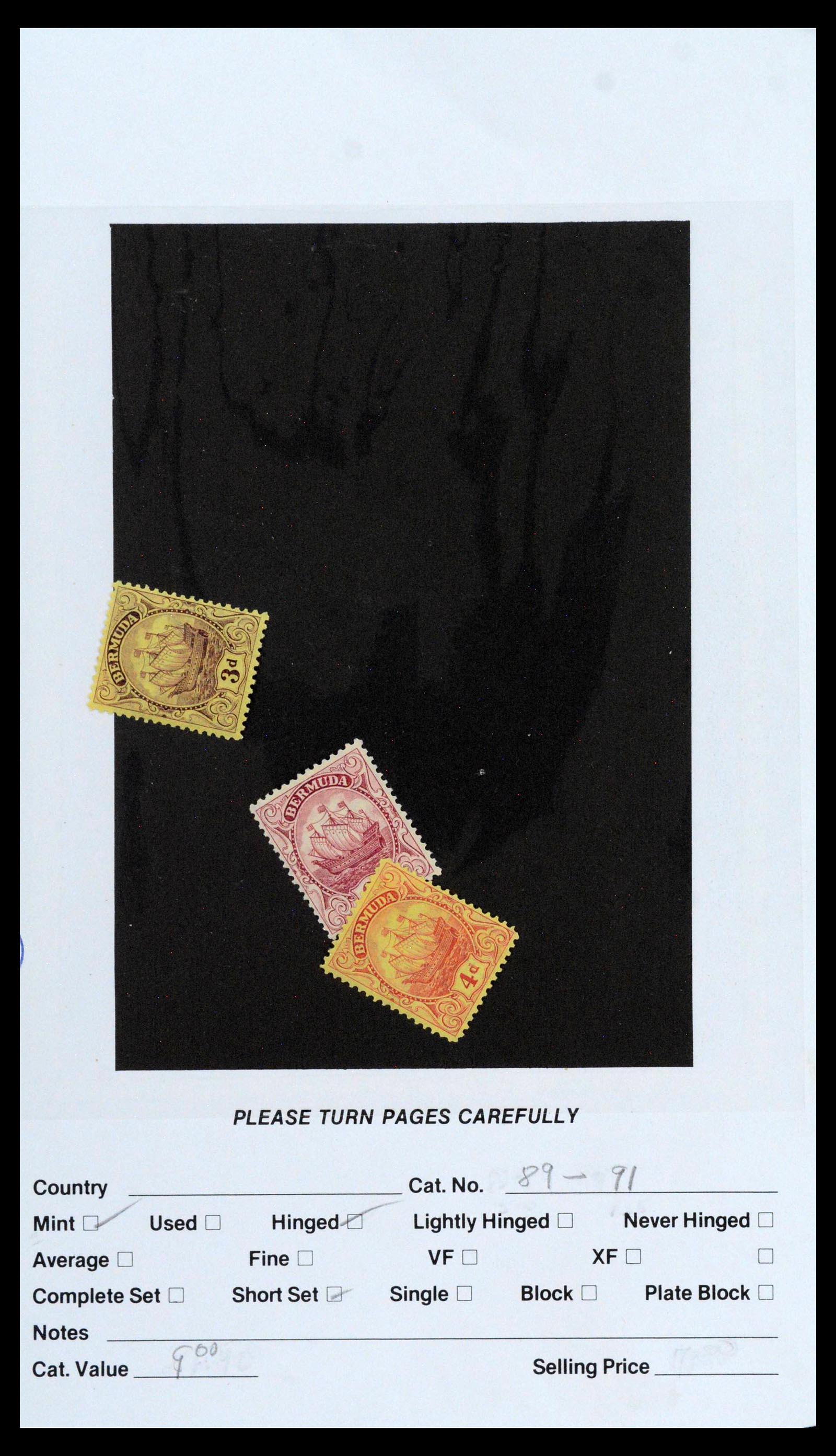 39118 0047 - Postzegelverzameling 39118 Bermuda 1875-1953.