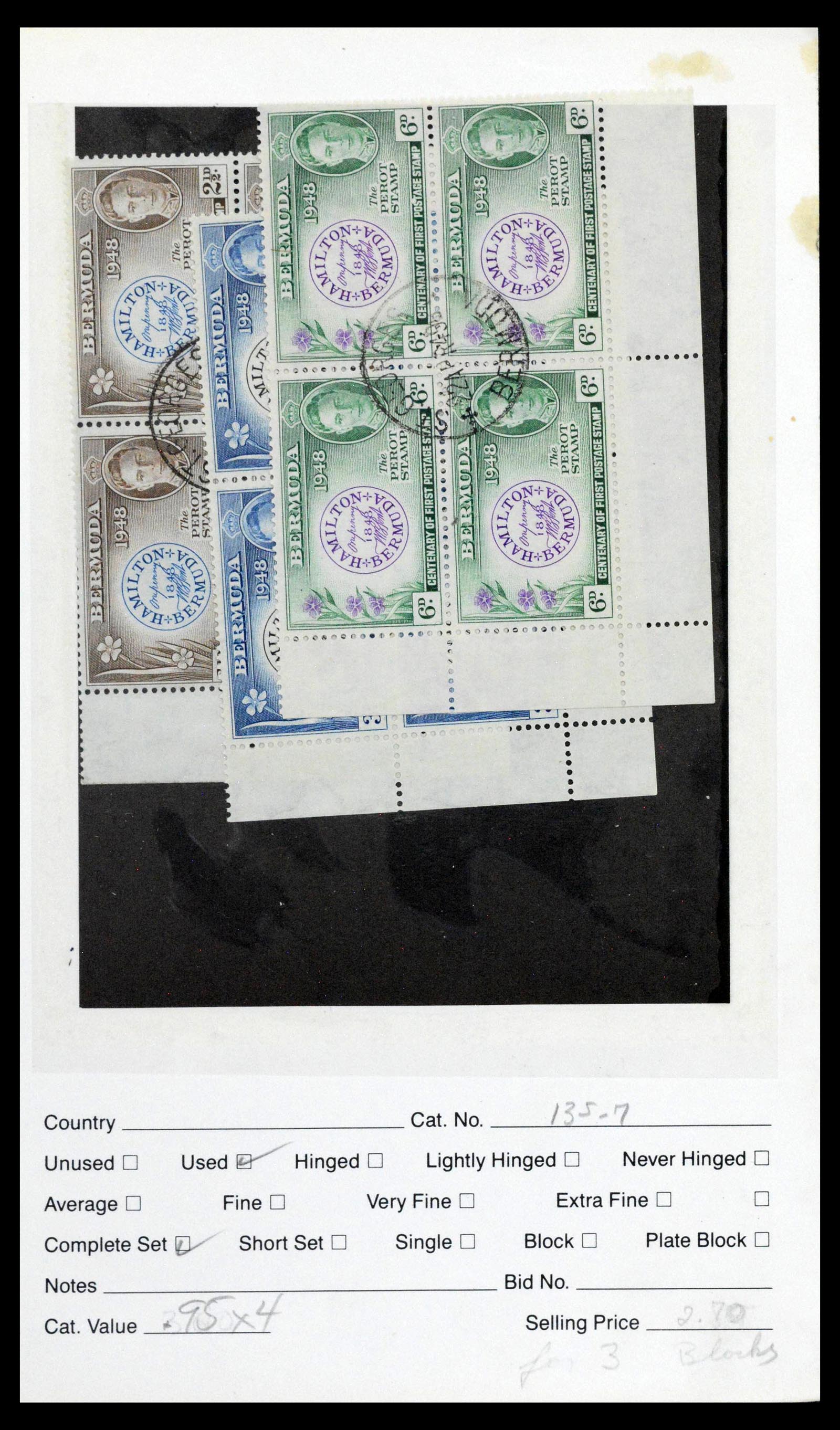 39118 0048 - Postzegelverzameling 39118 Bermuda 1875-1953.