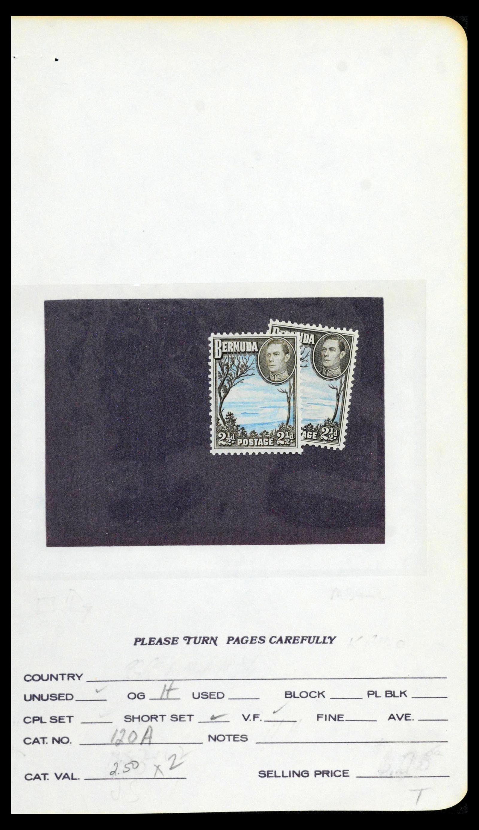 39118 0051 - Postzegelverzameling 39118 Bermuda 1875-1953.