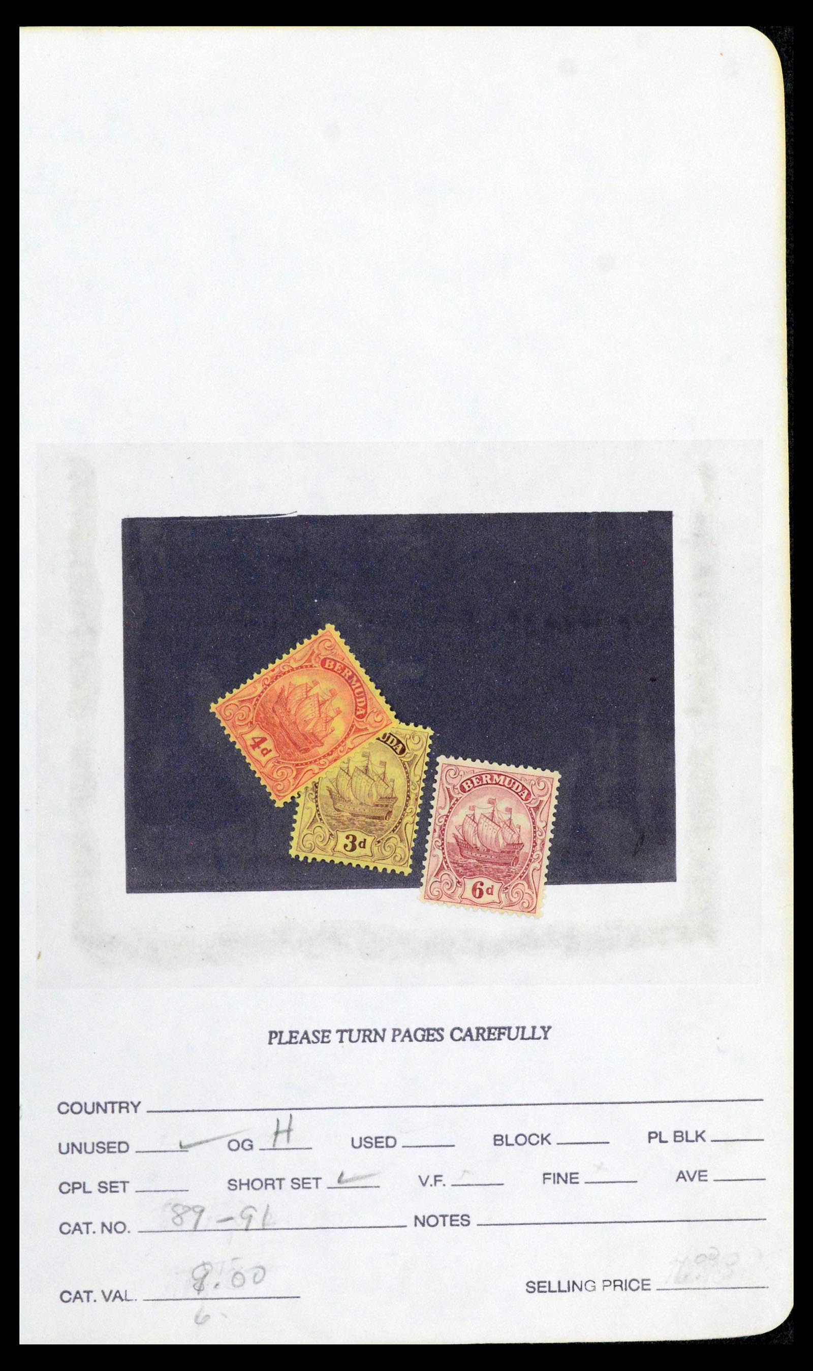 39118 0053 - Postzegelverzameling 39118 Bermuda 1875-1953.