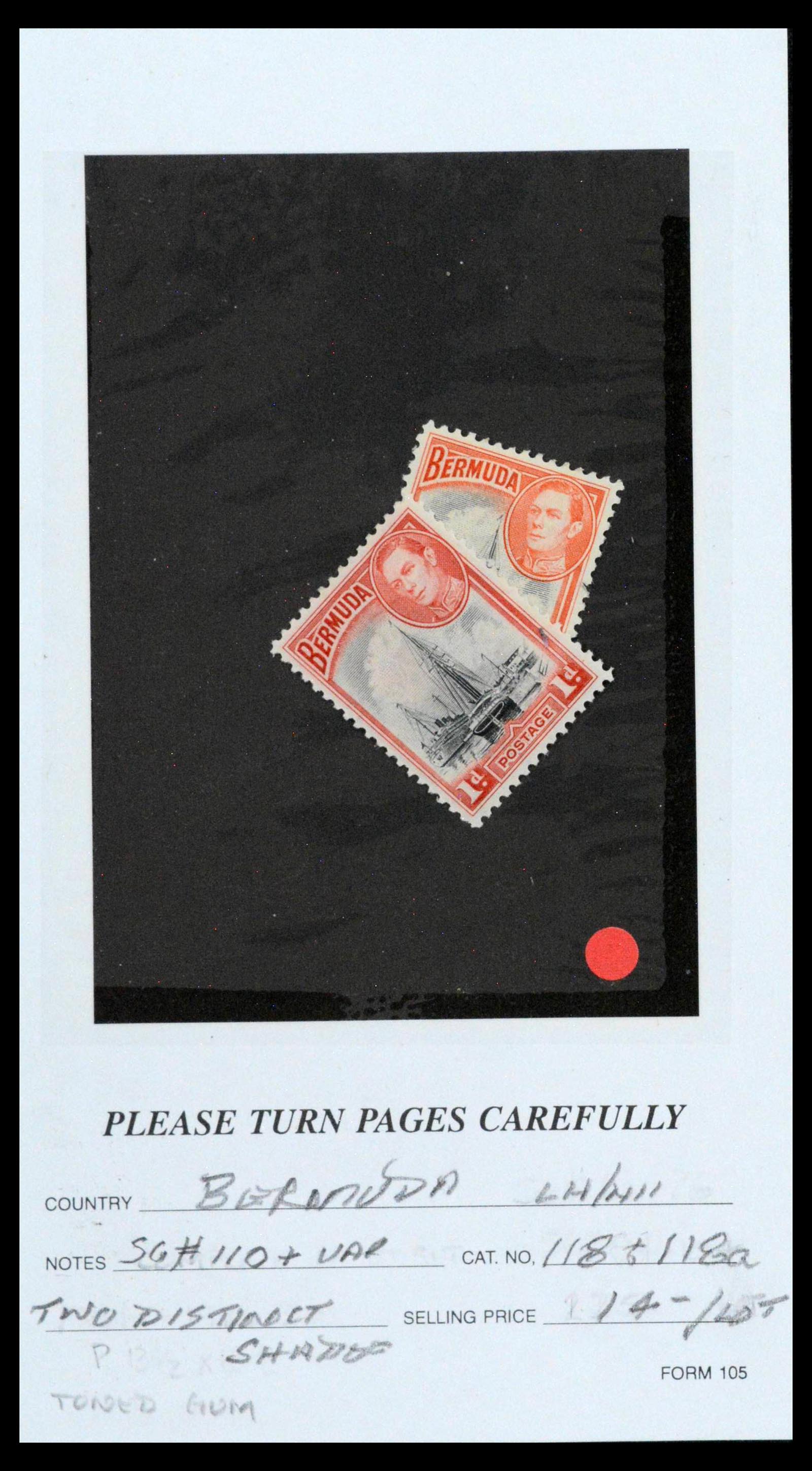 39118 0061 - Postzegelverzameling 39118 Bermuda 1875-1953.