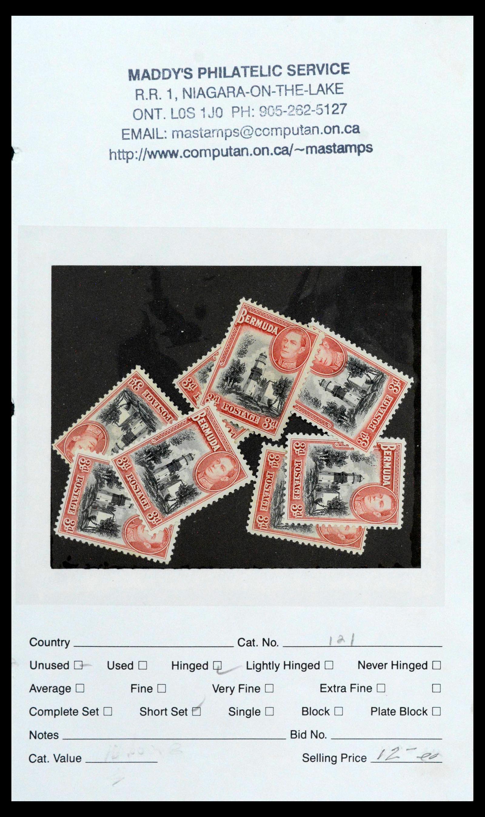 39118 0063 - Postzegelverzameling 39118 Bermuda 1875-1953.