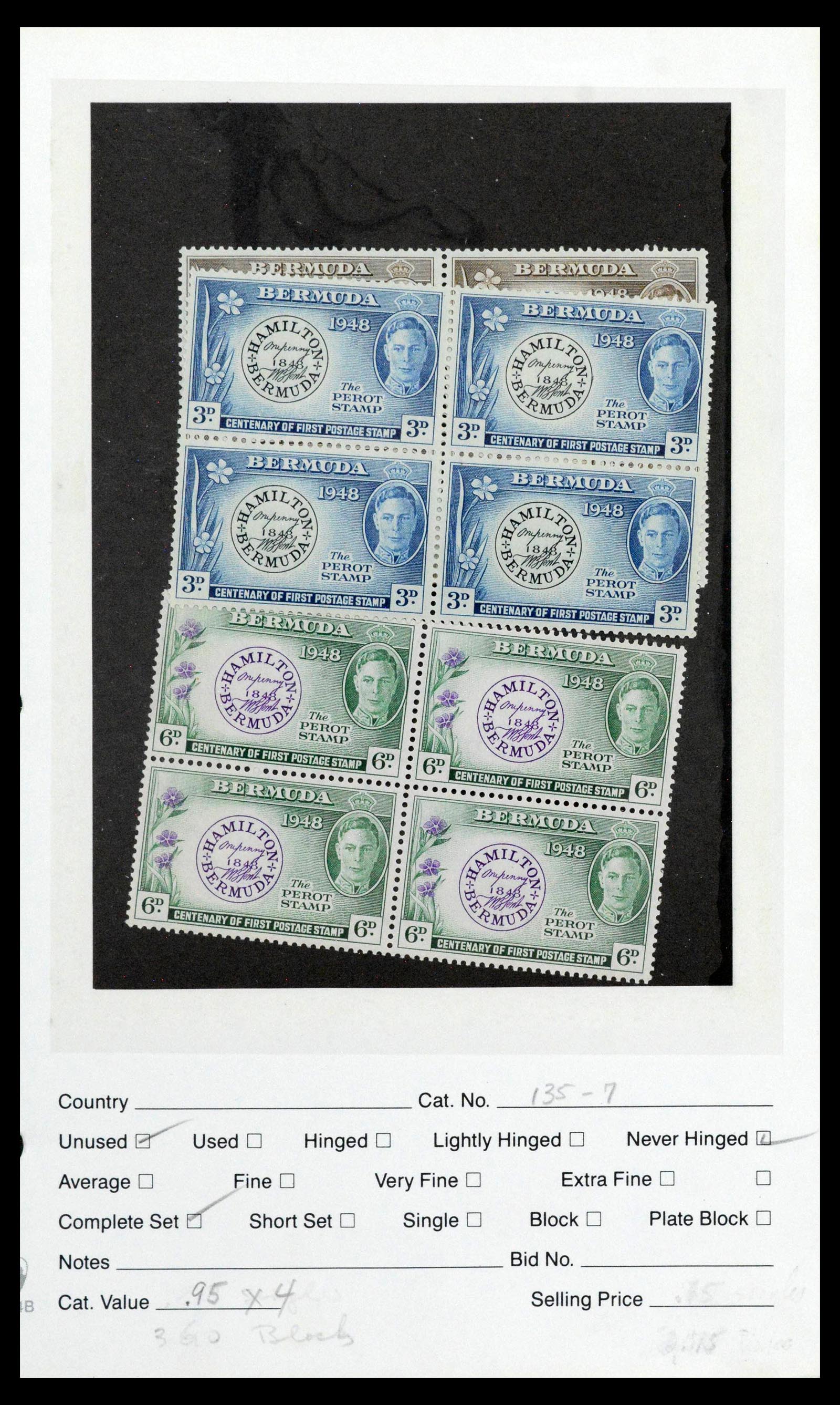 39118 0064 - Postzegelverzameling 39118 Bermuda 1875-1953.