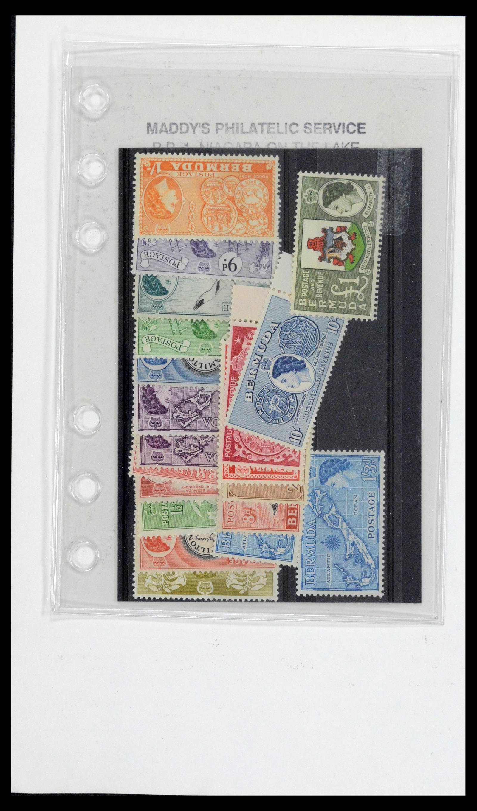 39118 0065 - Postzegelverzameling 39118 Bermuda 1875-1953.