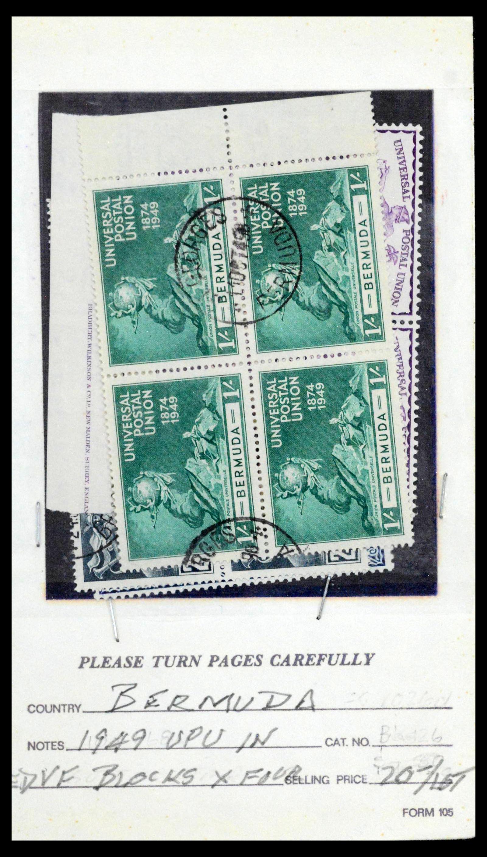 39118 0066 - Postzegelverzameling 39118 Bermuda 1875-1953.