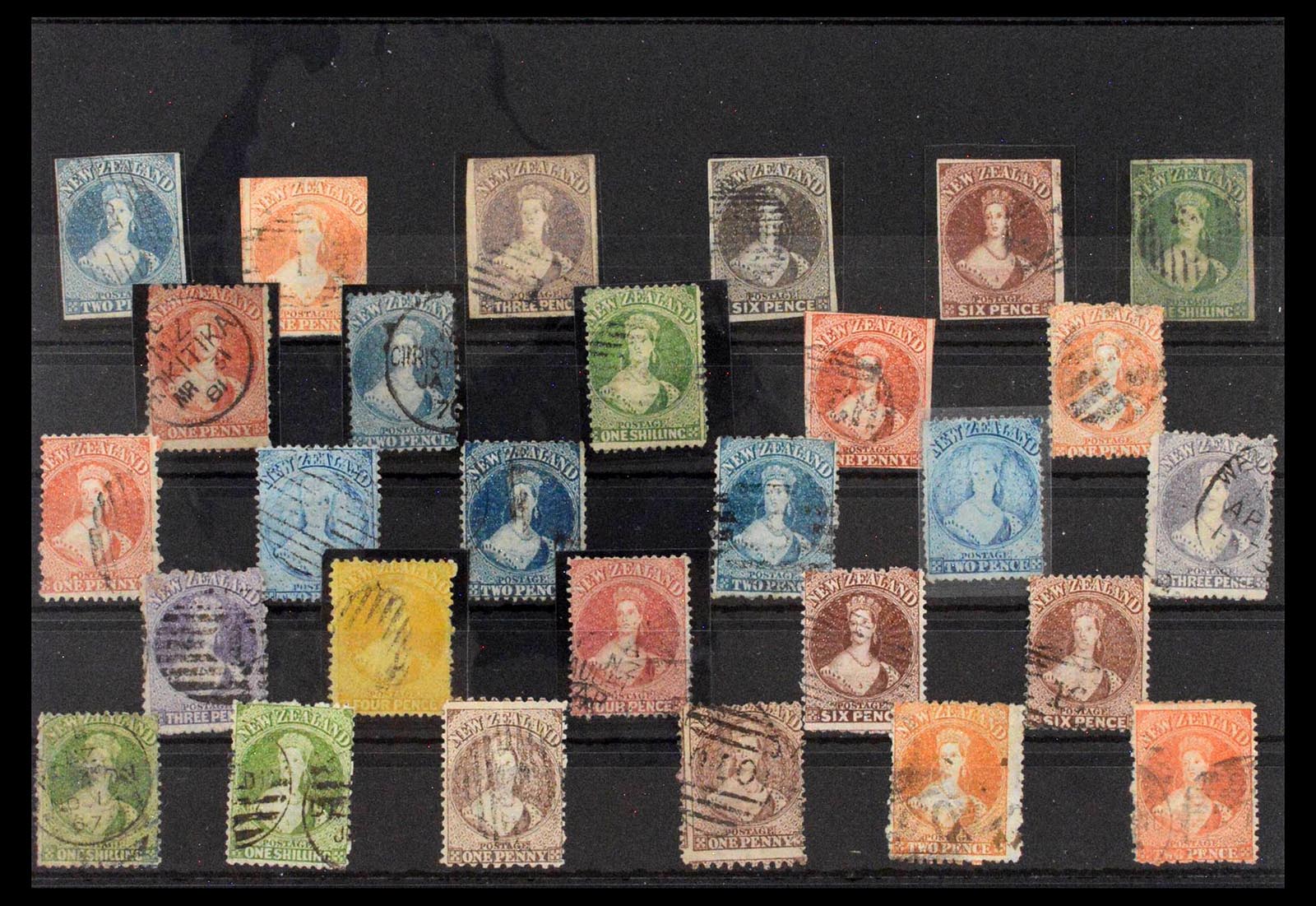 39120 0001 - Stamp collection 39120 New Zealand 1857-1969.