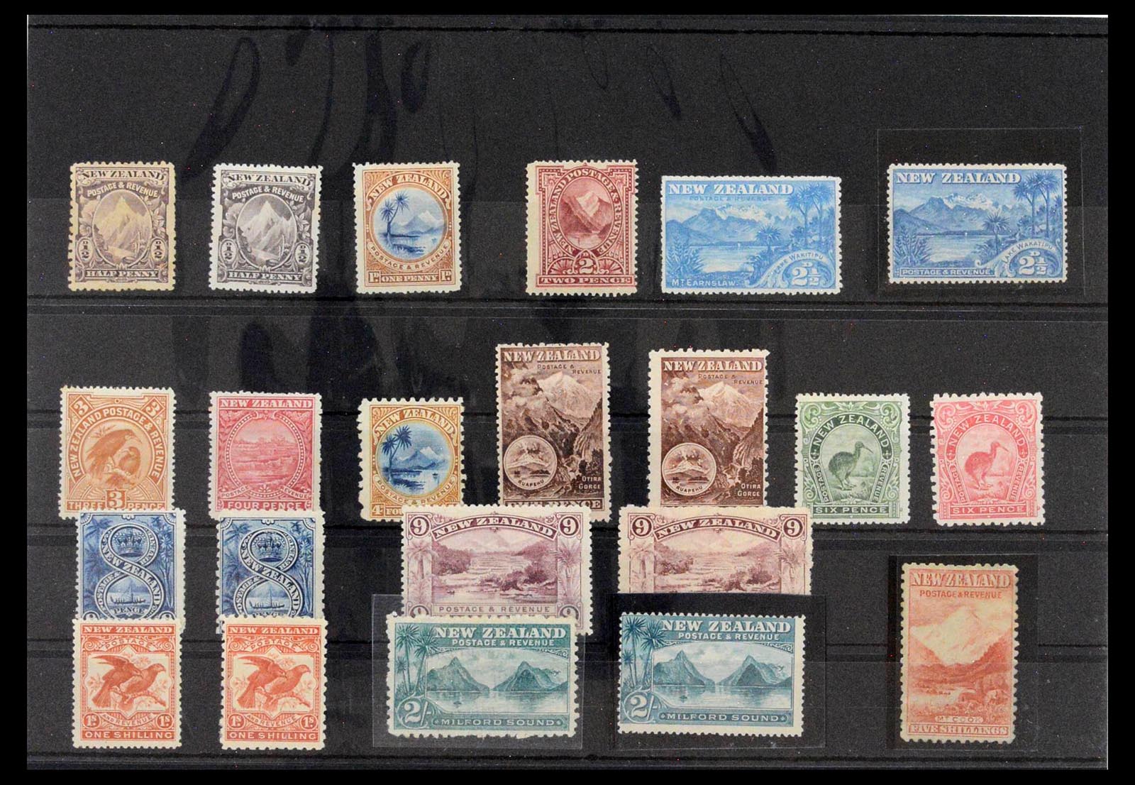 39120 0005 - Postzegelverzameling 39120 Nieuw Zeeland 1857-1969.