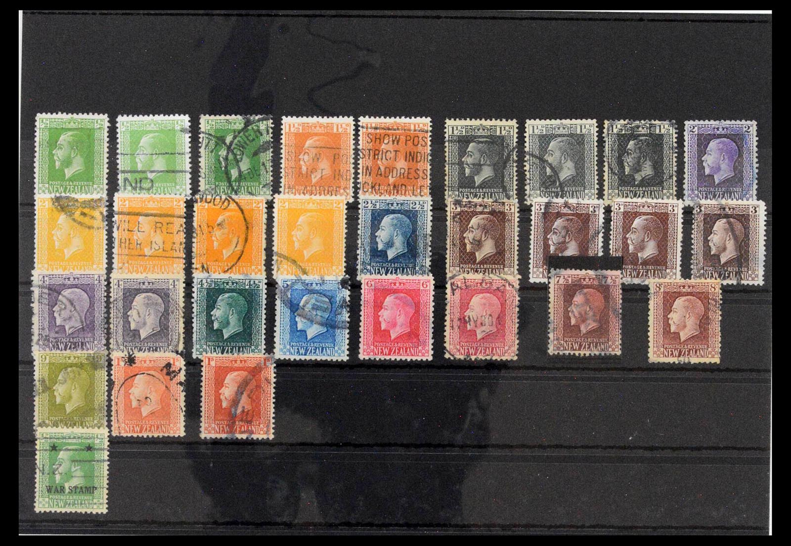 39120 0008 - Postzegelverzameling 39120 Nieuw Zeeland 1857-1969.