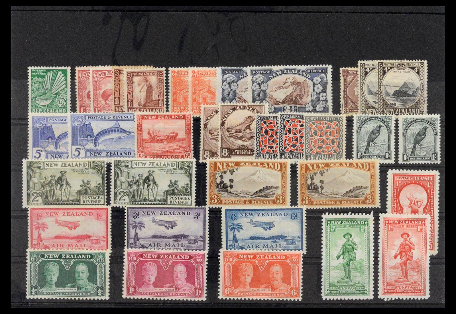 39120 0010 - Stamp collection 39120 New Zealand 1857-1969.