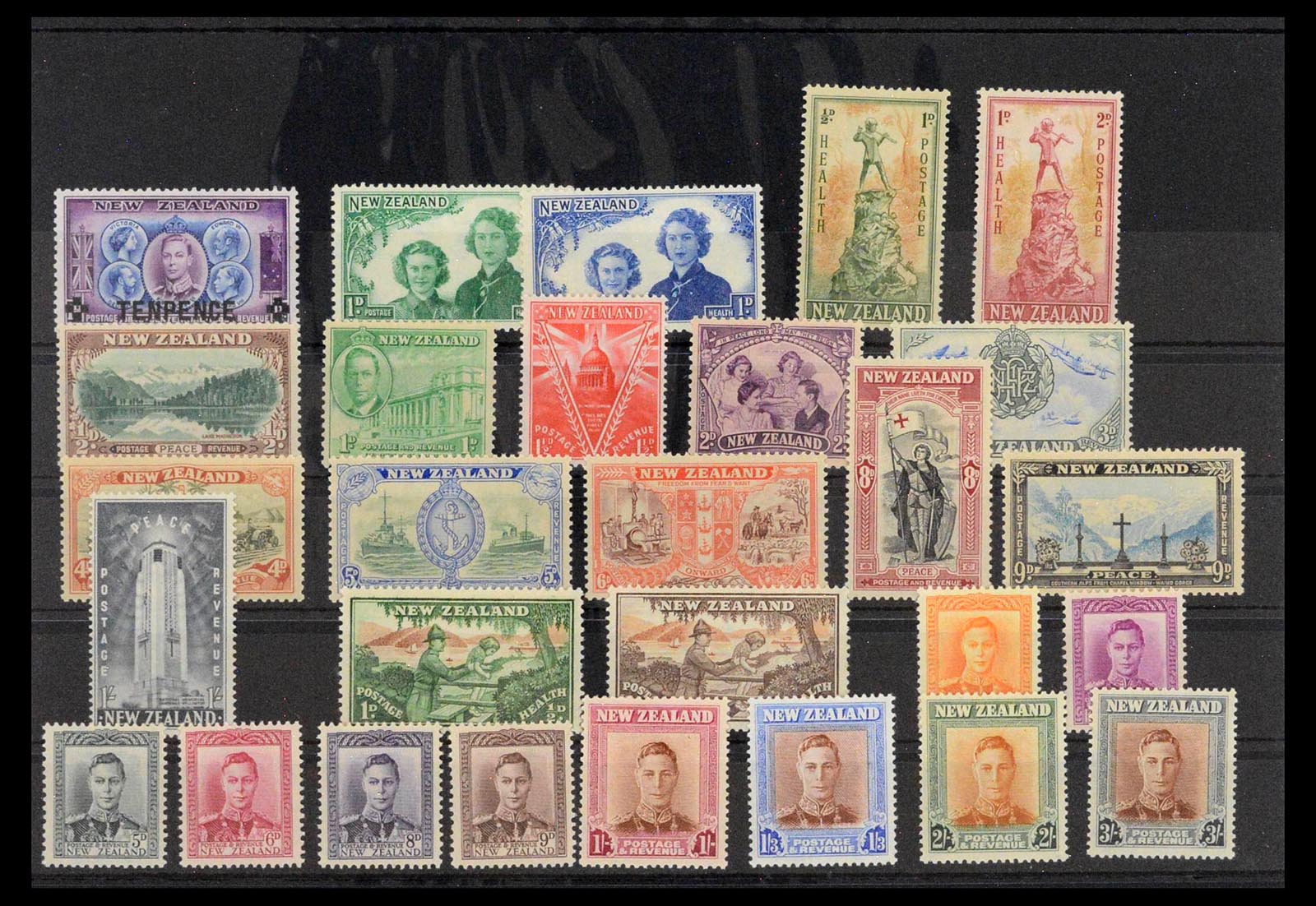 39120 0013 - Postzegelverzameling 39120 Nieuw Zeeland 1857-1969.