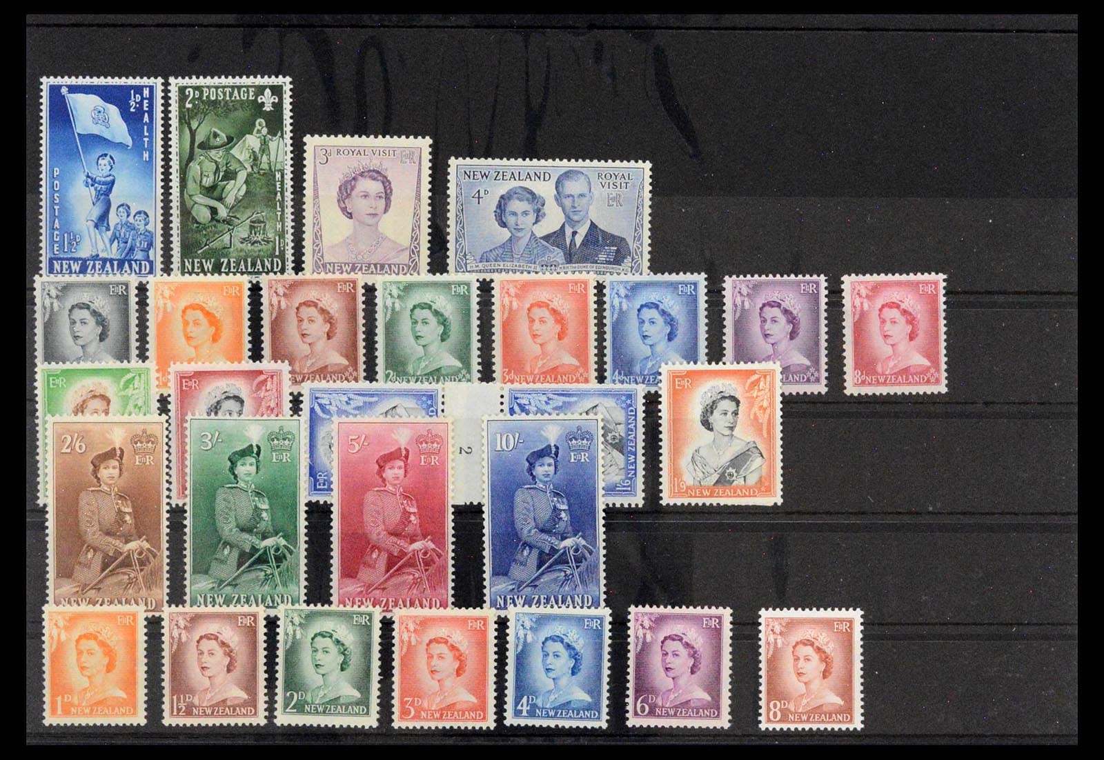 39120 0015 - Postzegelverzameling 39120 Nieuw Zeeland 1857-1969.