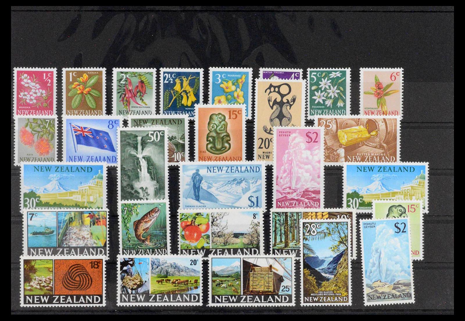 39120 0019 - Postzegelverzameling 39120 Nieuw Zeeland 1857-1969.