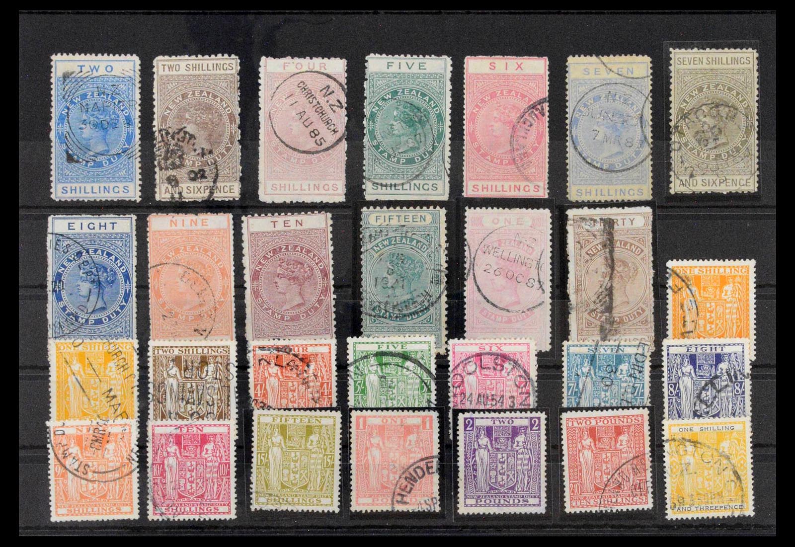 39120 0023 - Postzegelverzameling 39120 Nieuw Zeeland 1857-1969.