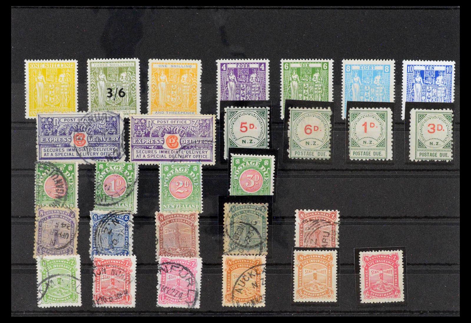 39120 0024 - Postzegelverzameling 39120 Nieuw Zeeland 1857-1969.