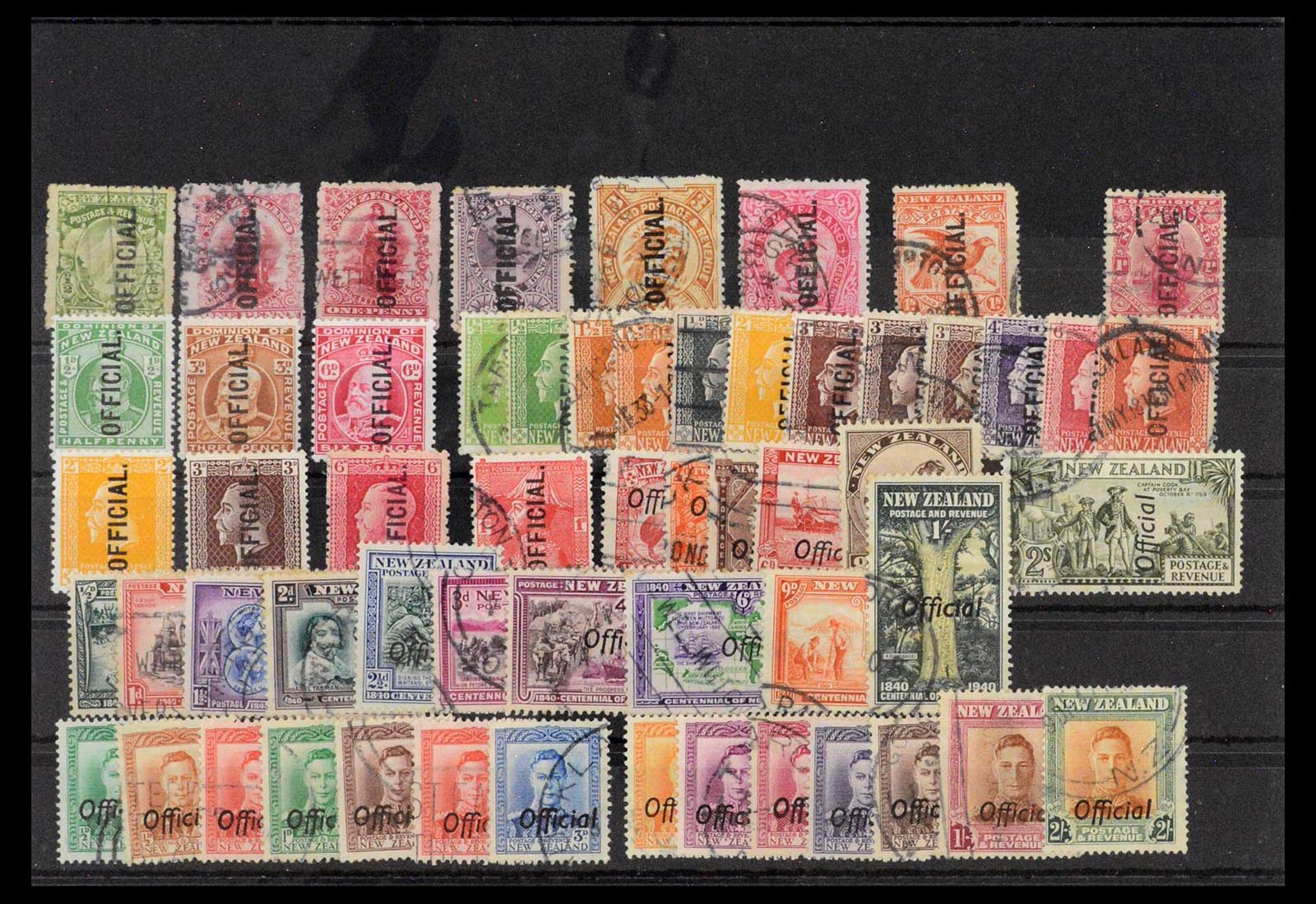 39120 0025 - Postzegelverzameling 39120 Nieuw Zeeland 1857-1969.