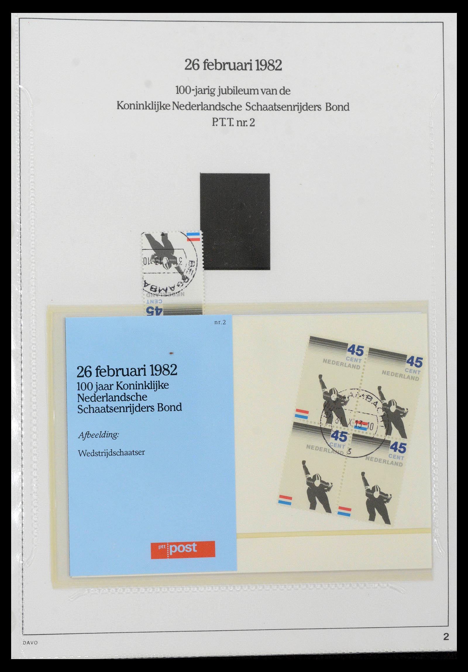 39121 0002 - Postzegelverzameling 39121 Nederland PTT-mapjes 1982-2001.