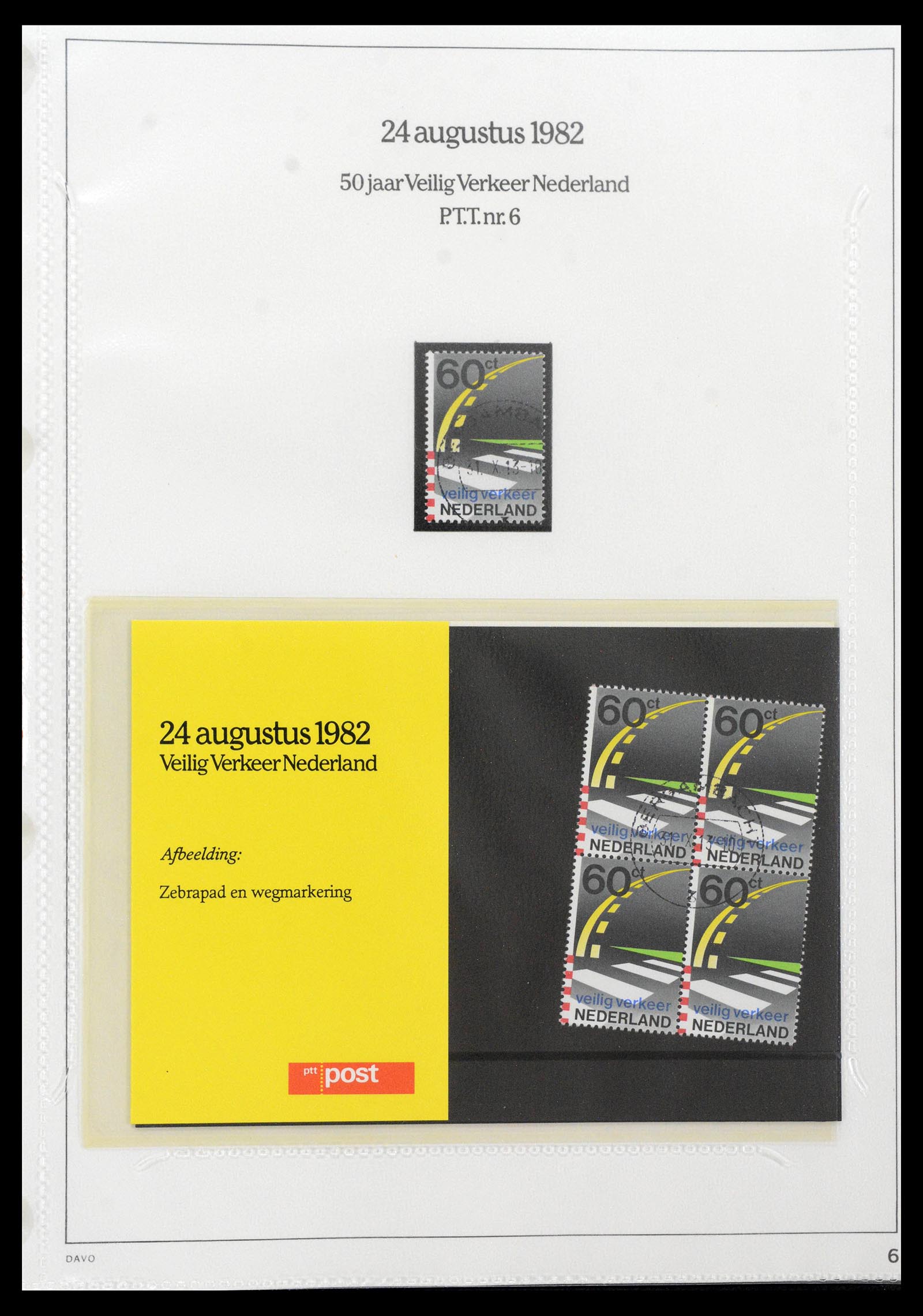 39121 0006 - Postzegelverzameling 39121 Nederland PTT-mapjes 1982-2001.